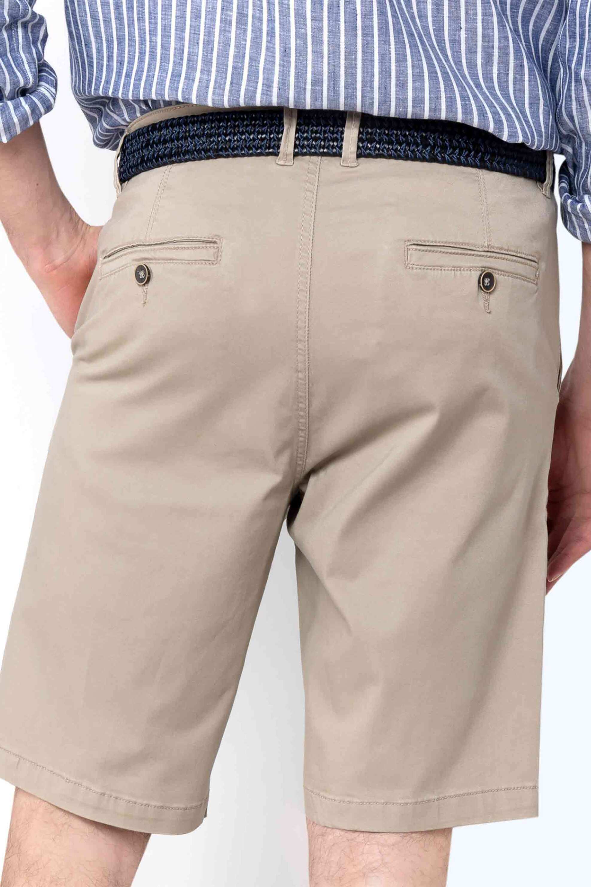 The Bostonians Ανδρική Chino Βερμούδα Regular Fit - En202401 Μπεζ