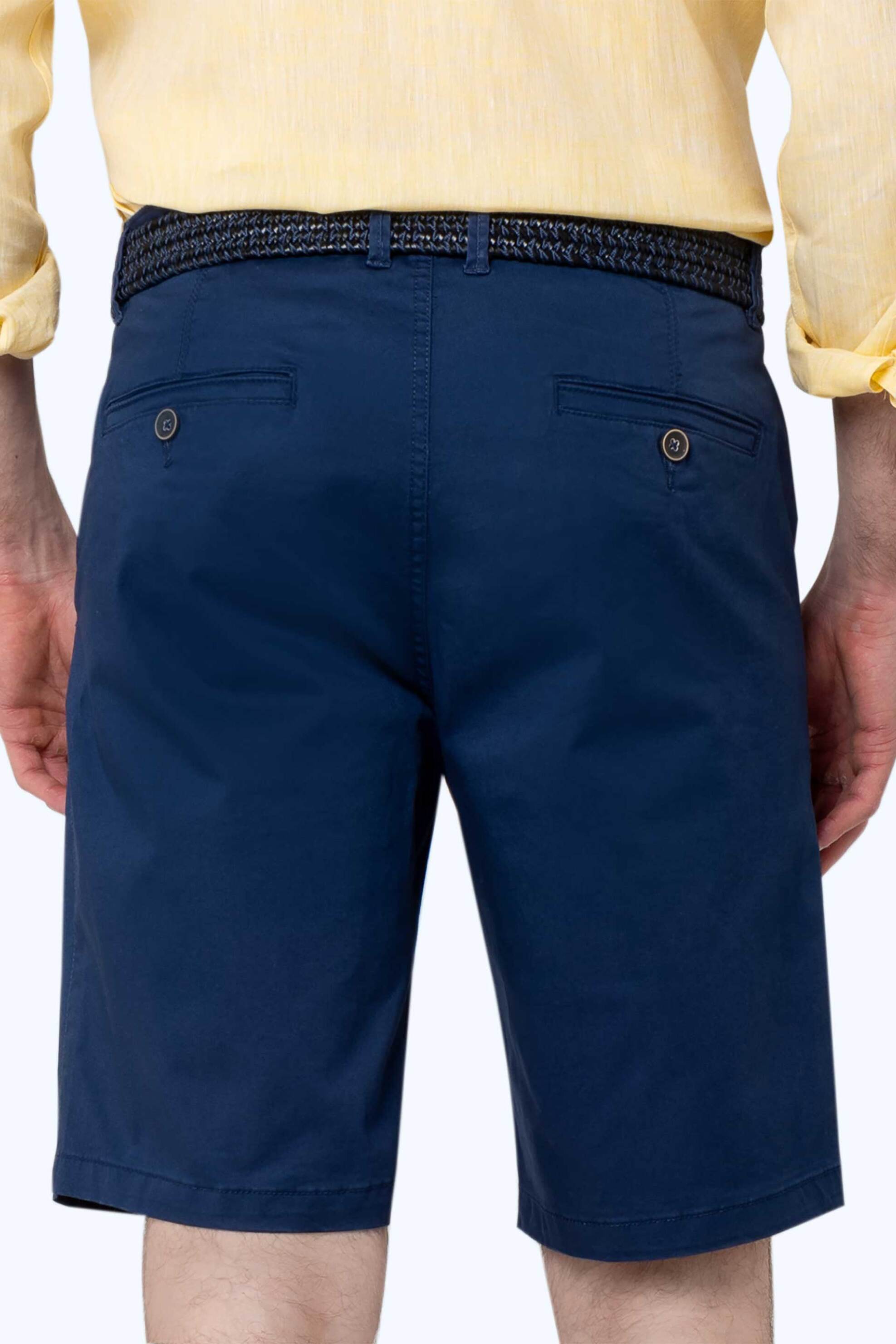 The Bostonians Ανδρική Chino Βερμούδα Regular Fit - En202401 Μπλε