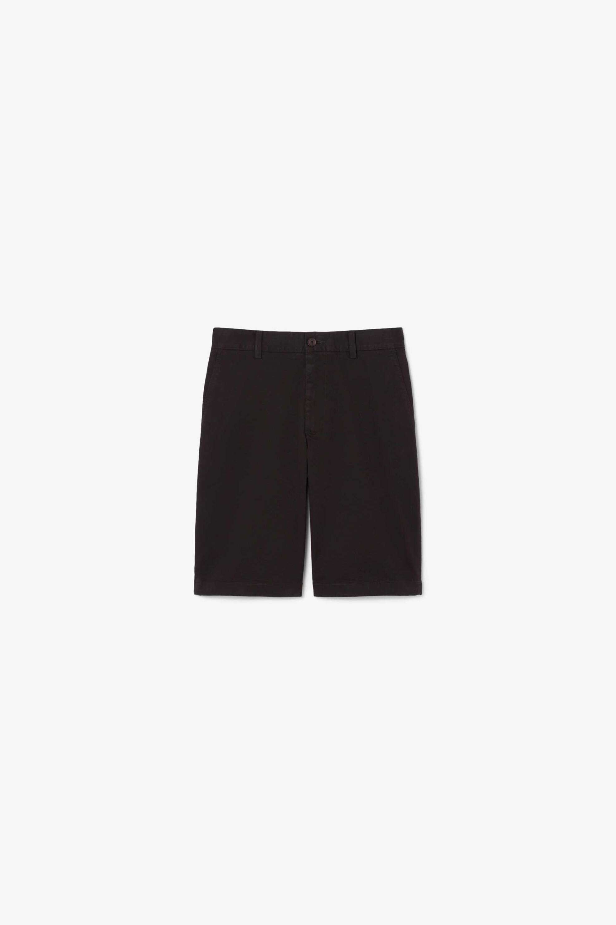 Lacoste Ανδρική Βερμούδα Chino Stretch Twill Slim Fit - Fh2349 Καφέ Σκούρο
