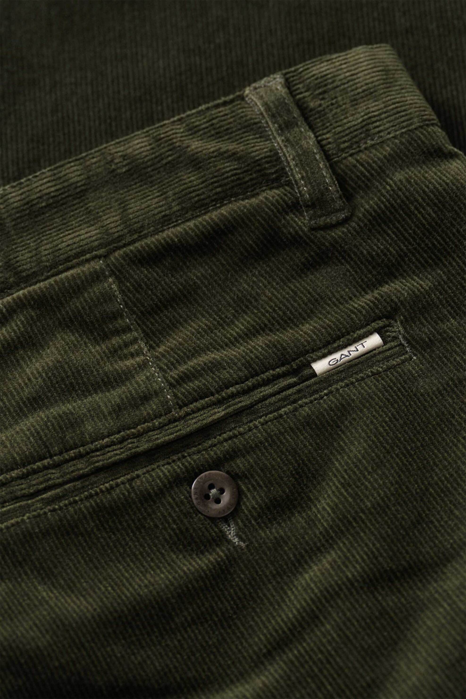 Gant Ανδρικό Κοτλέ Παντελόνι Chino Slim Fit (34L) - 1500110 Κυπαρισσί