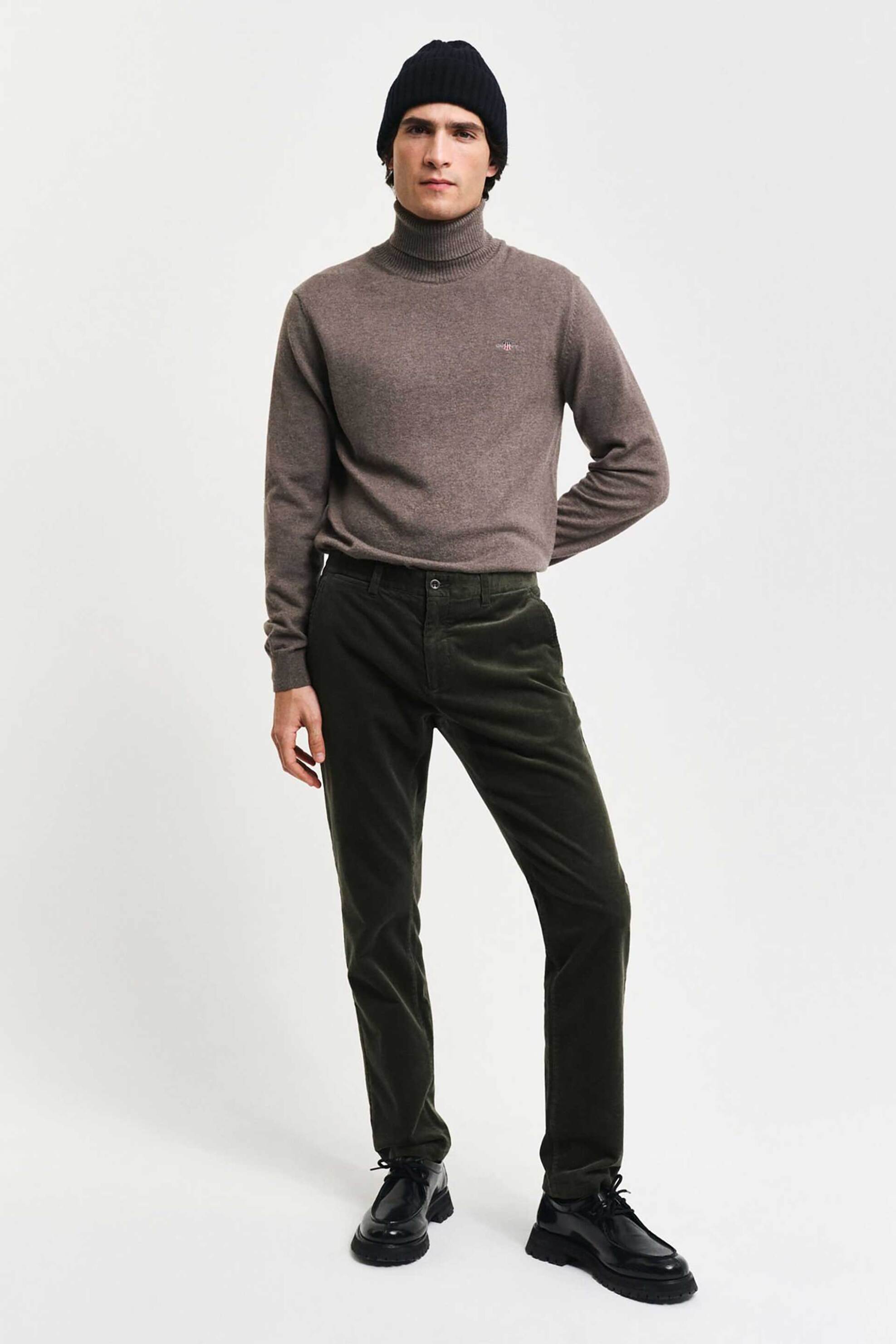 Ανδρικά παντελόνια gant σε χακι