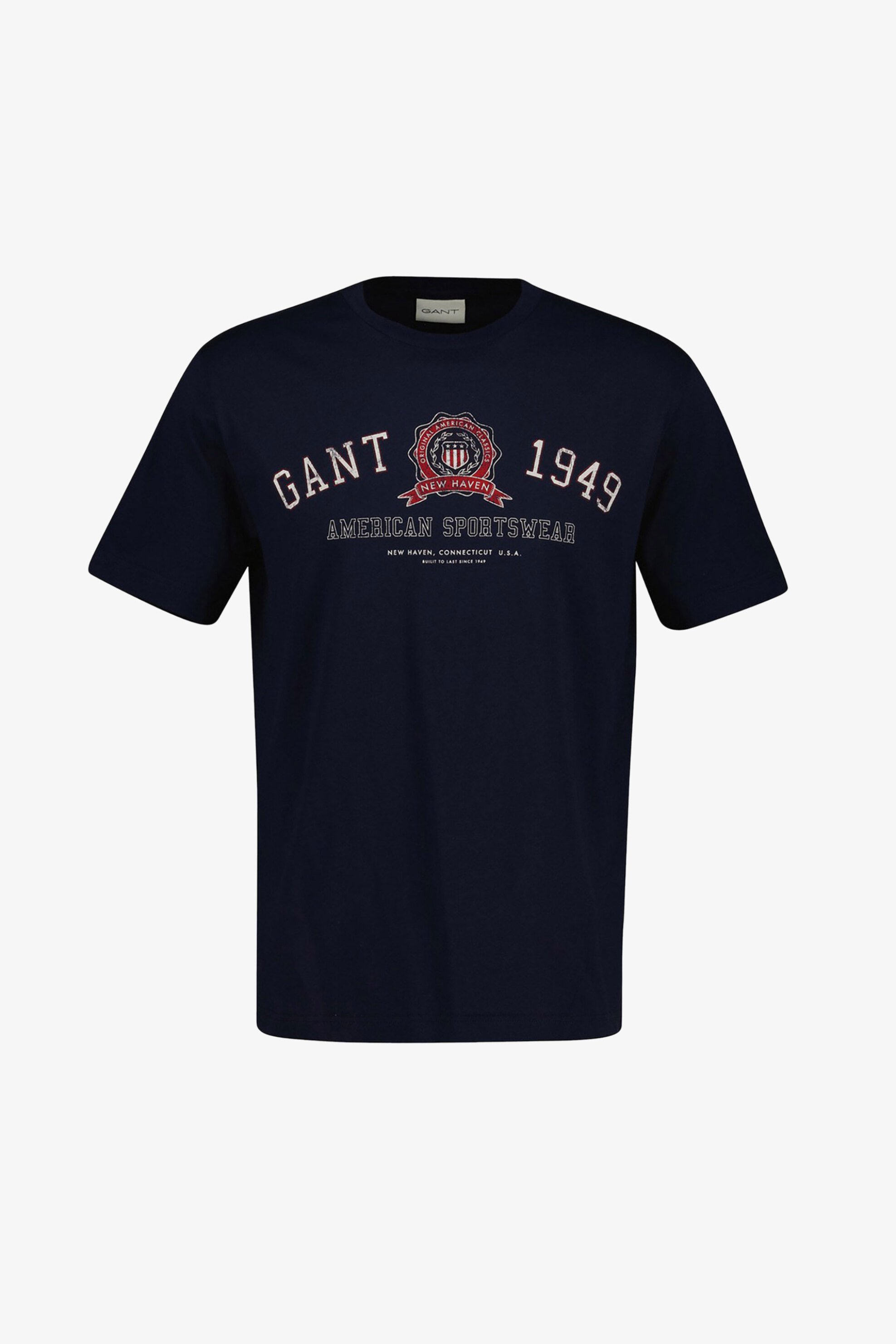 Gant ανδρική μπλούζα T-shirt Regular Fit - 2003353 Μπλε Σκούρο