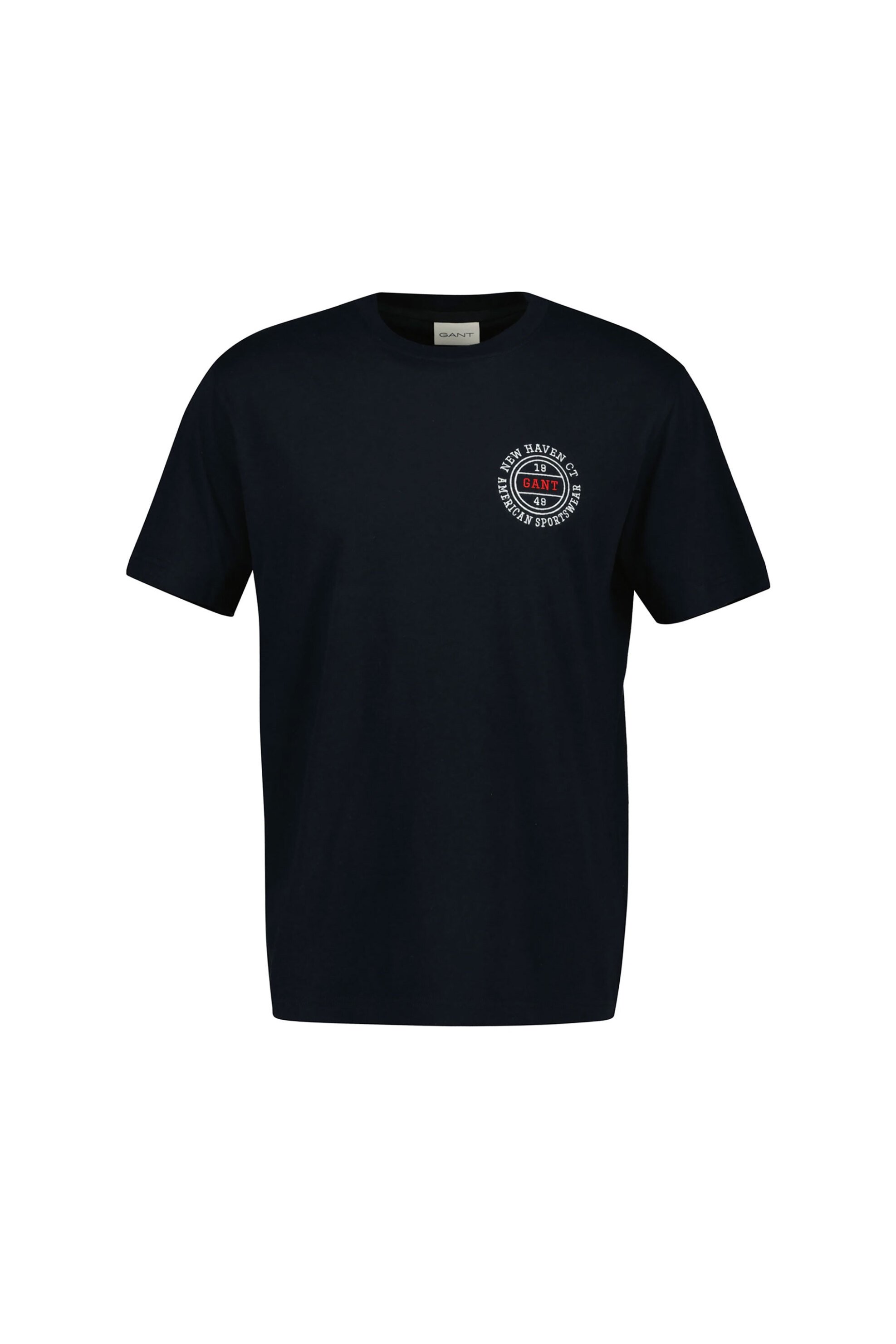 Gant ανδρικό T-shirt με graphic logo print Regular Fit - 2003402 Μαύρο