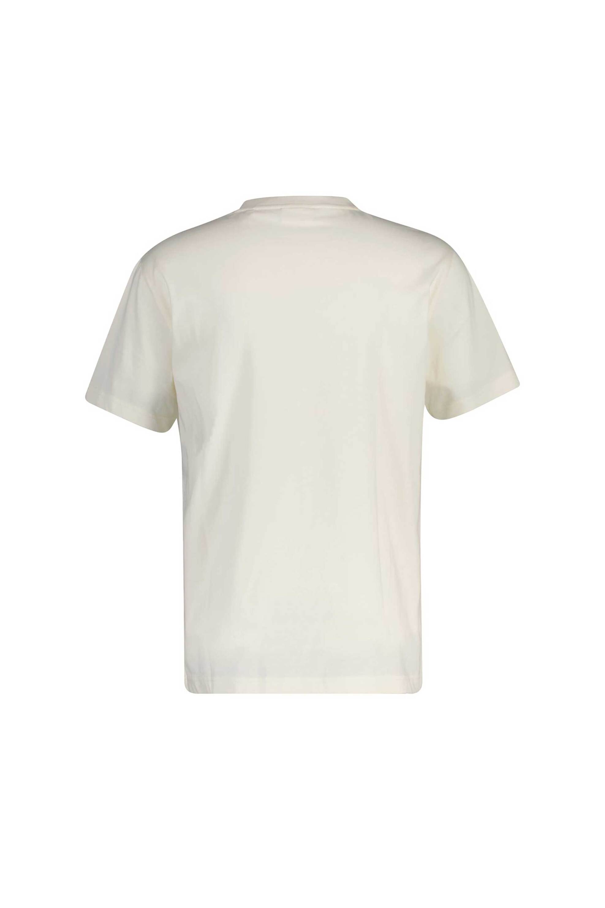 Gant Ανδρικό T-Shirt με Graphic Logo Print Regular Fit - 2003402 Κρέμ