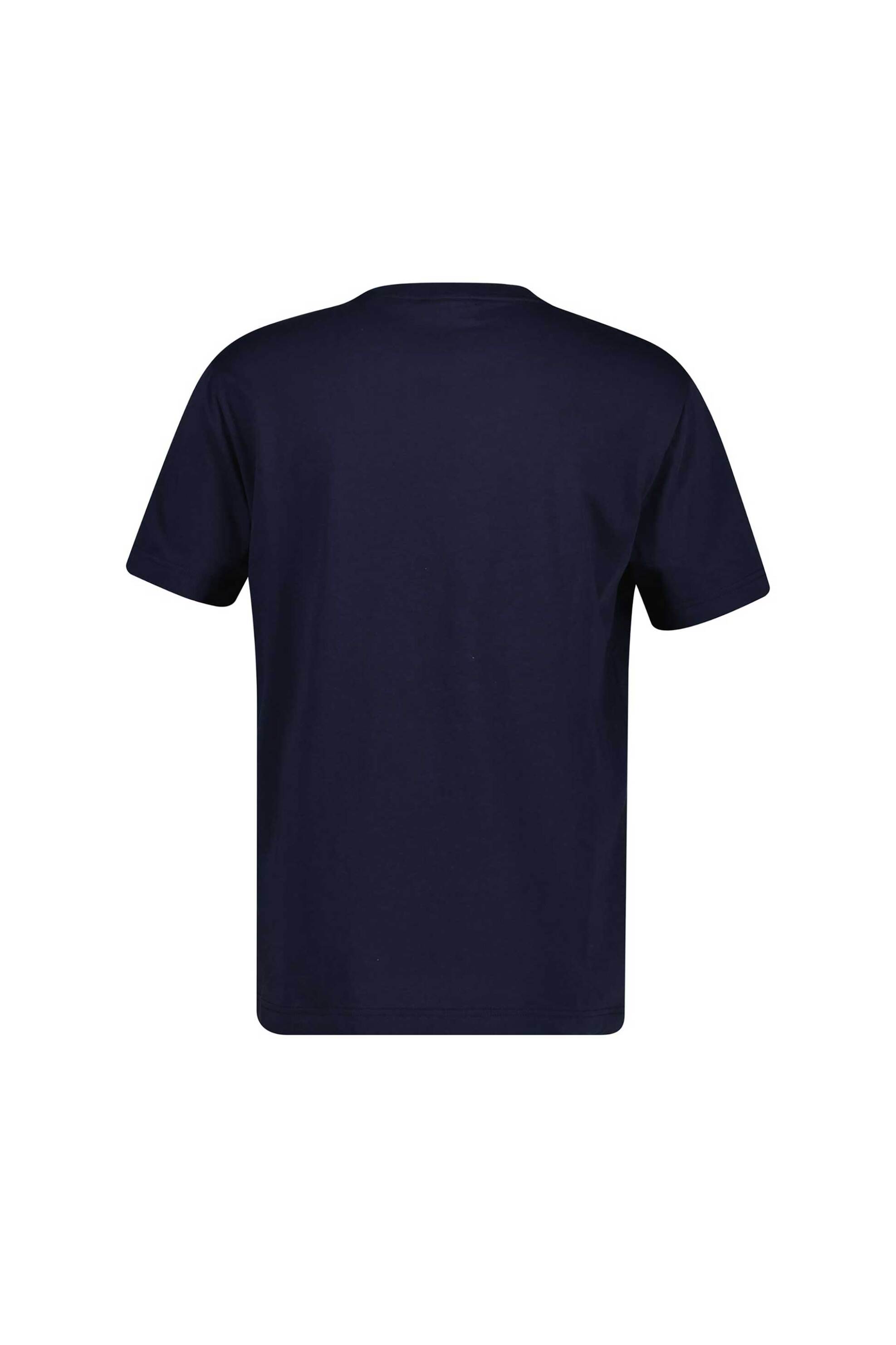 Gant Ανδρικό T-Shirt με Graphic Logo Print Regular Fit - 2003402 Μπλε Σκούρο