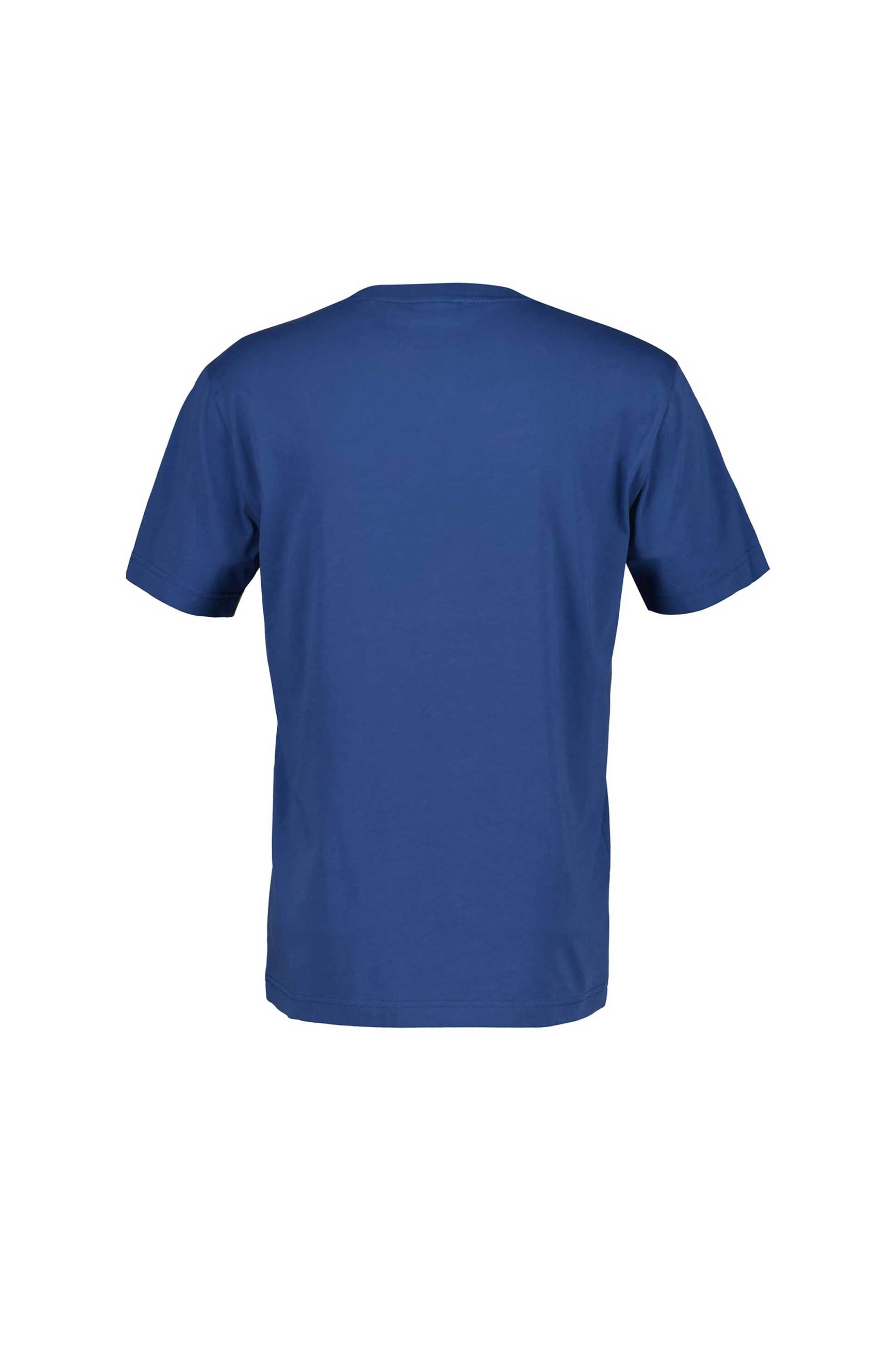 Gant Ανδρικό T-Shirt με Graphic Logo Print Regular Fit - 2003402 Μπλε