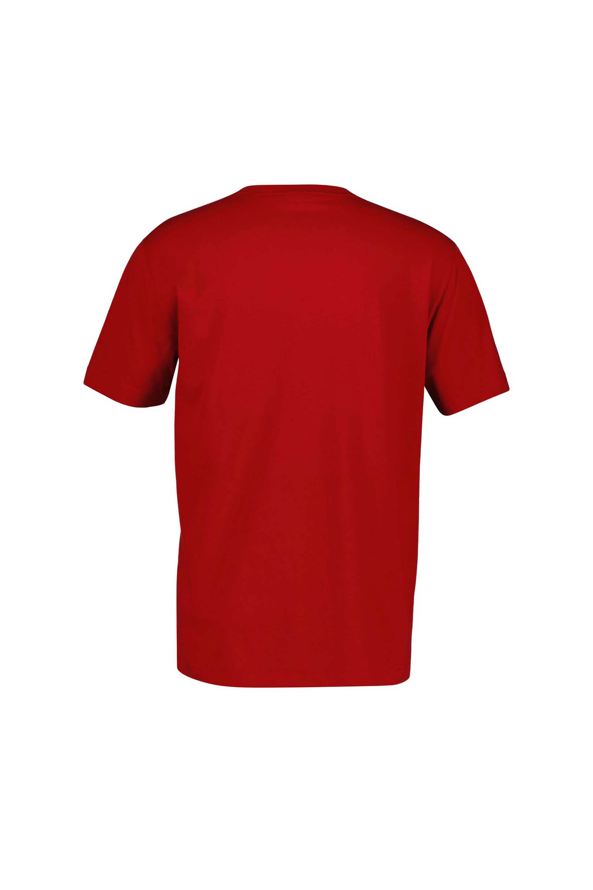 Gant Ανδρικό T-Shirt με Graphic Logo Print Regular Fit - 2003402 Κόκκινο