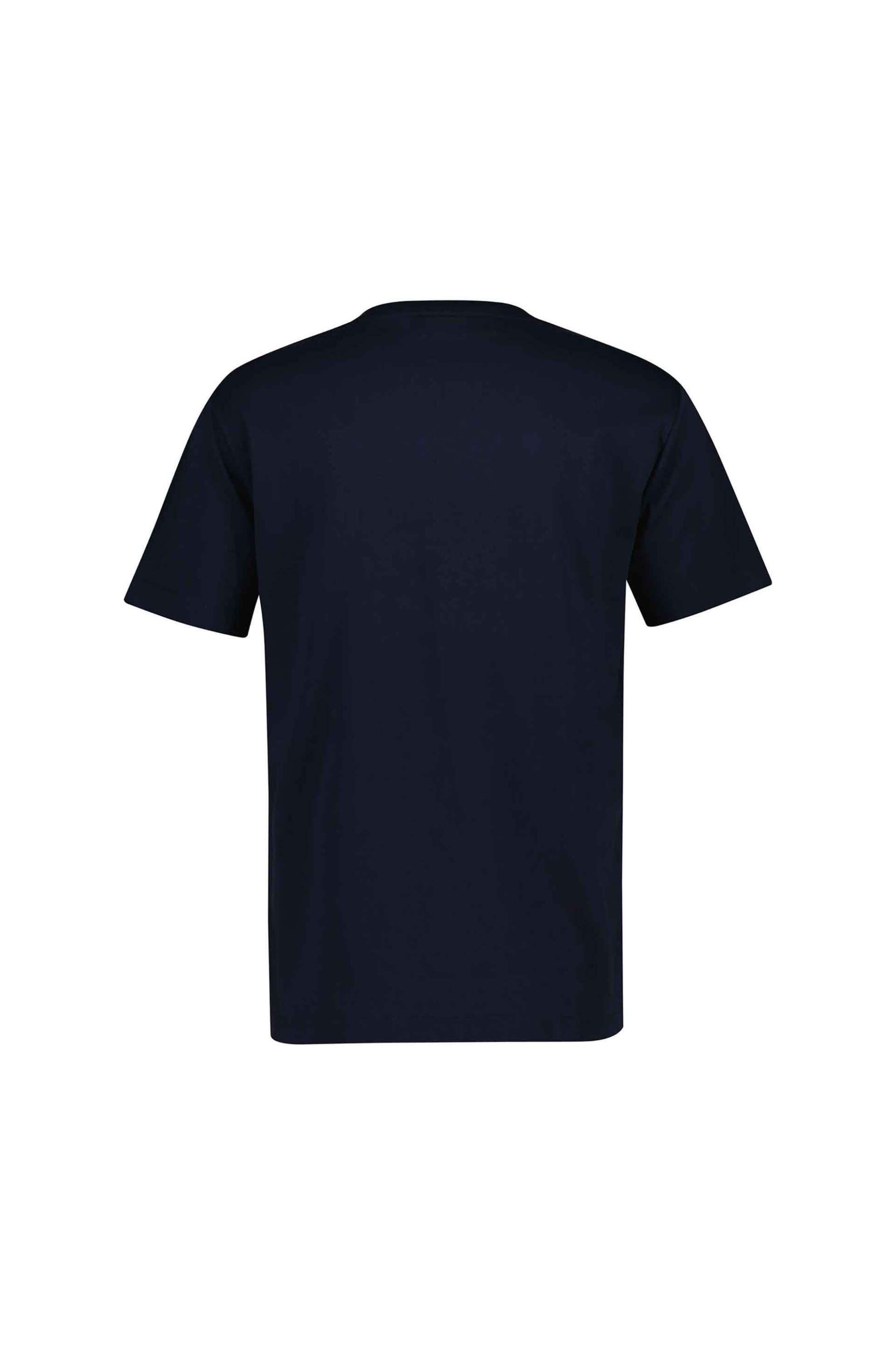 Gant Ανδρικό T-Shirt με Print Regular Fit - 2003404 Μπλε Σκούρο