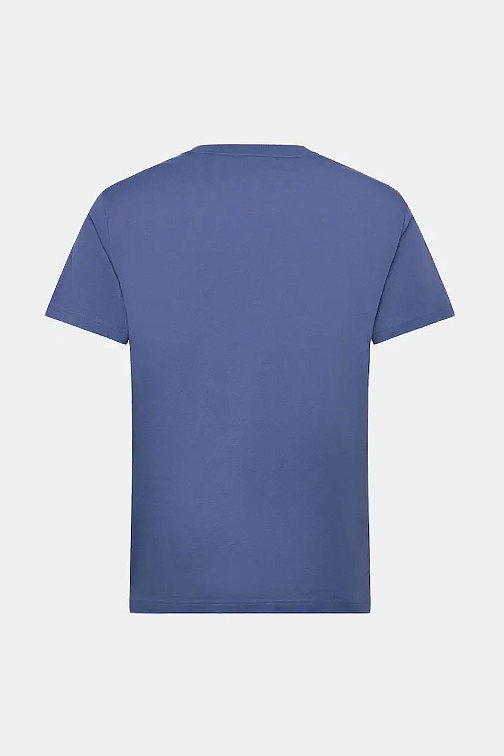 Gant Ανδρικό T-Shirt με Λογότυπο Regular Fit - 2003409 Μπλε