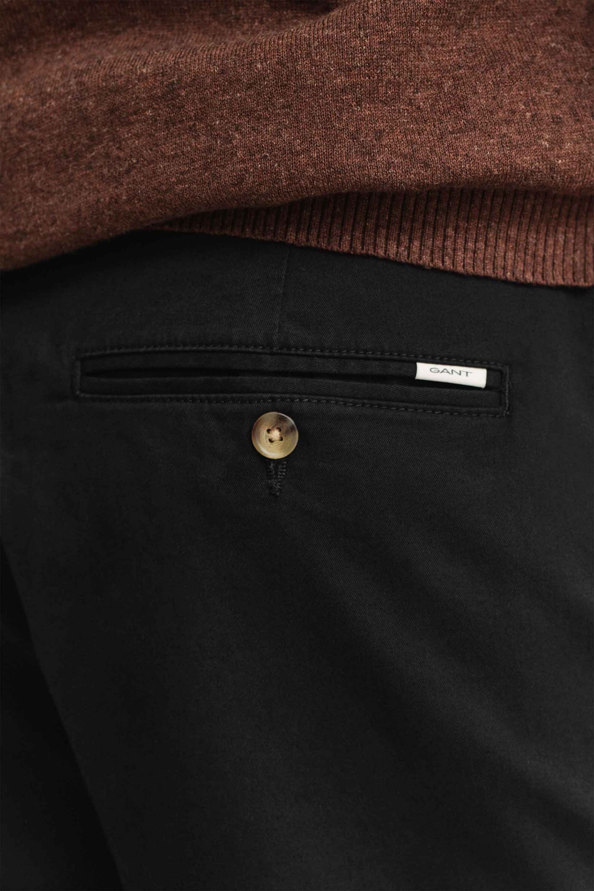 Gant Ανδρική Βερμούδα Chino Regular Fit - 205620 Μαύρο