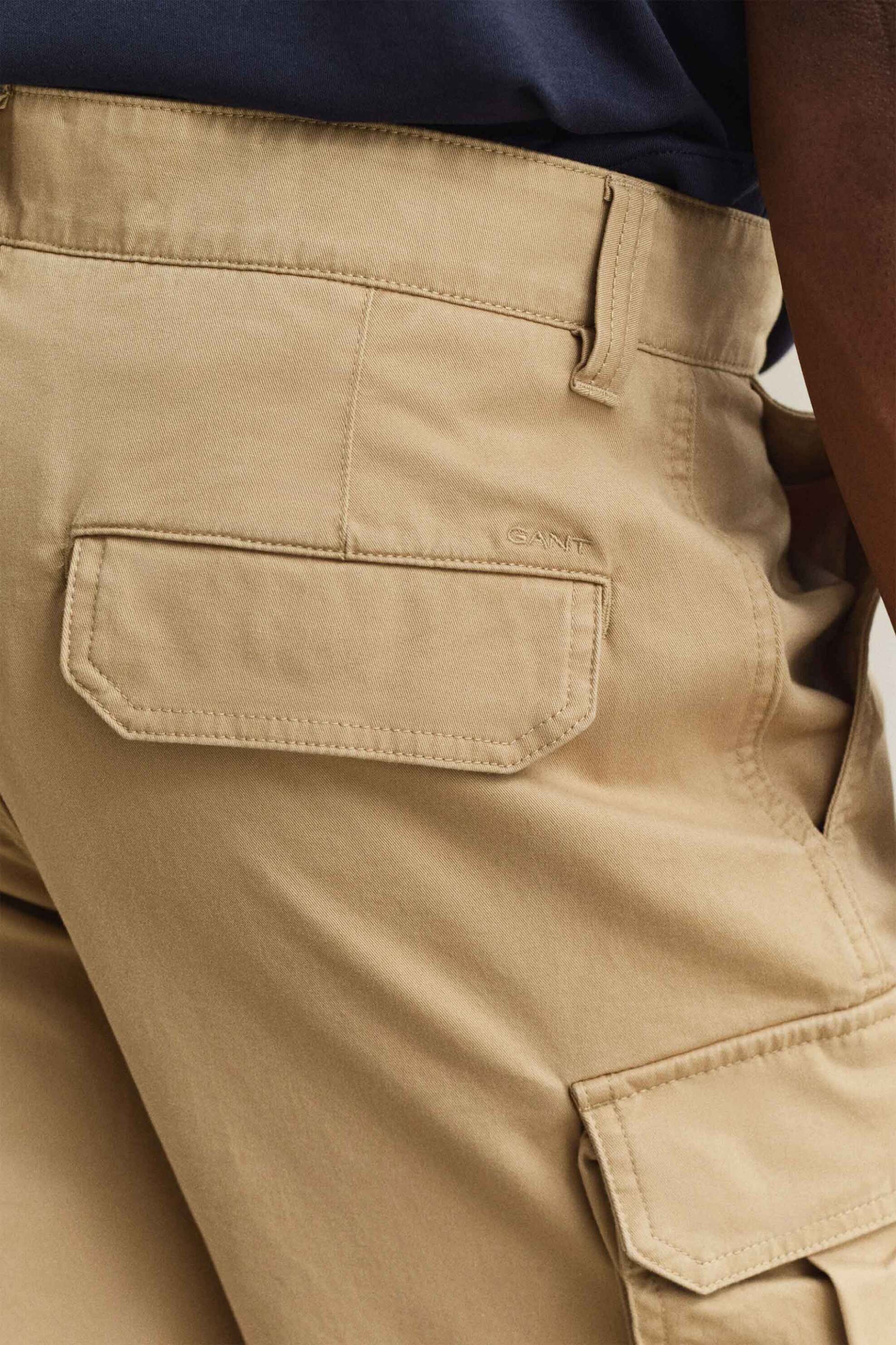 Gant Ανδρική Βερμούδα Cargo Regular Fit - 205630 Μπεζ