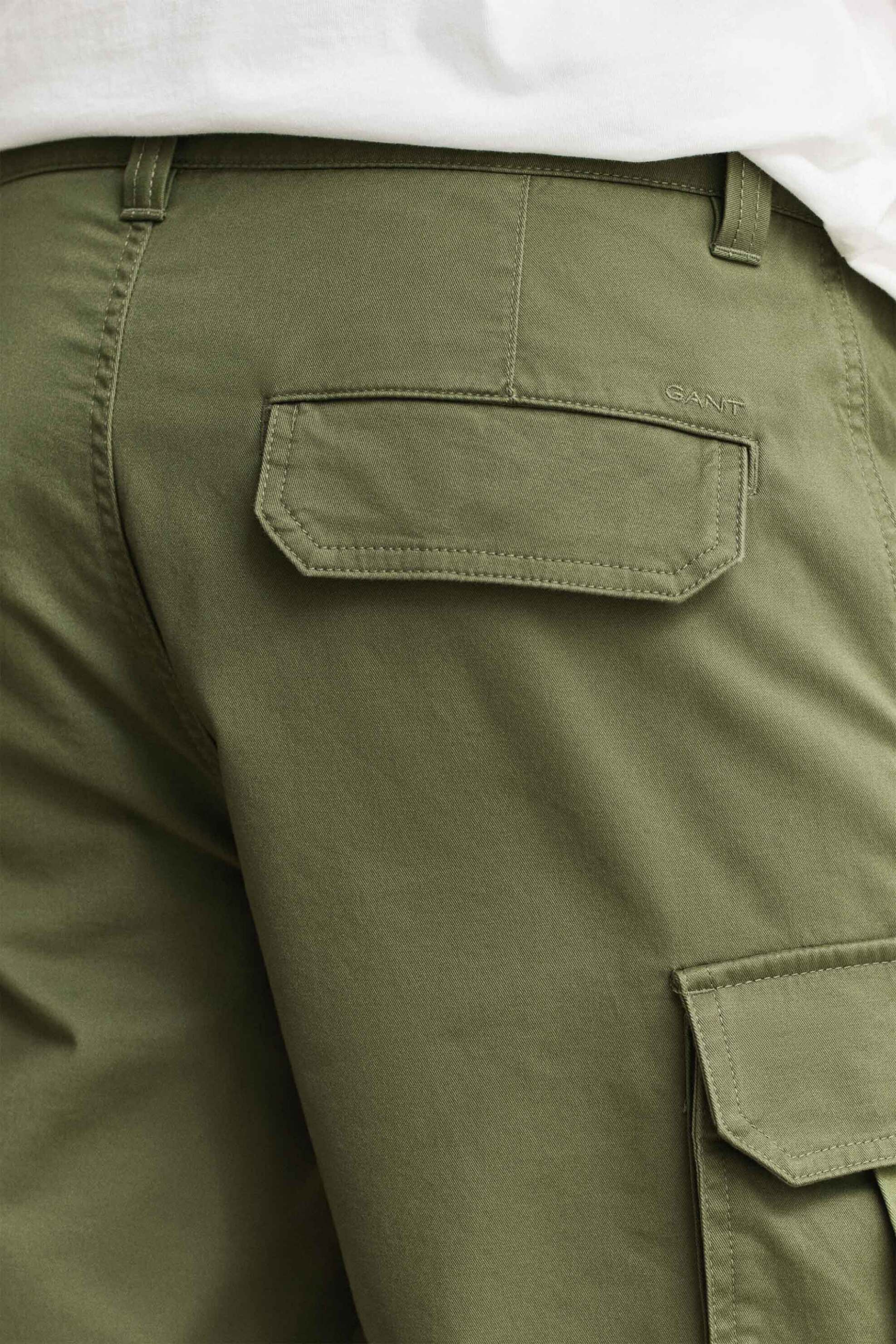 Gant Ανδρική Βερμούδα Cargo Regular Fit - 205630 Λαδί