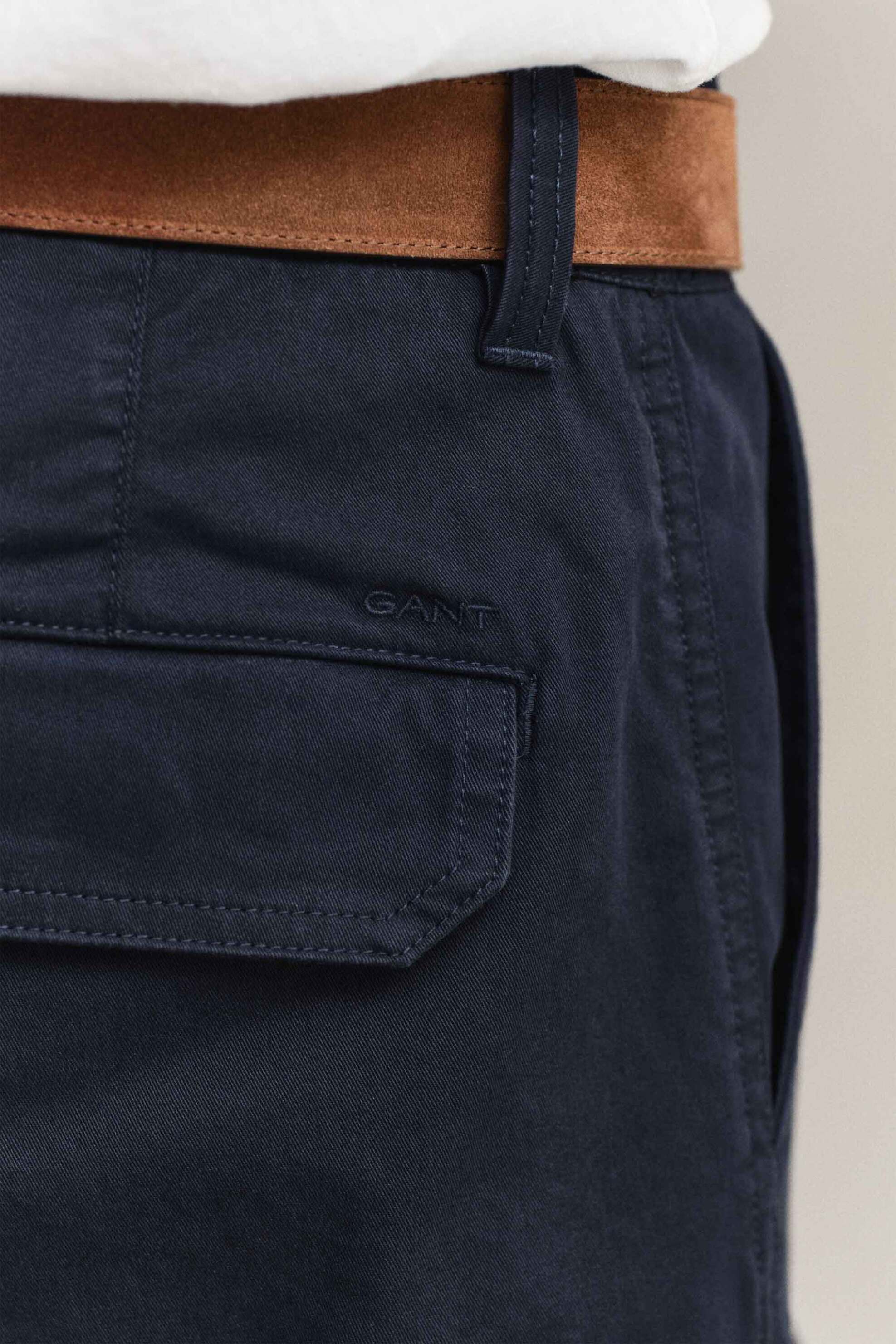 Gant Ανδρική Βερμούδα Cargo Regular Fit - 205630 Μπλε Σκούρο