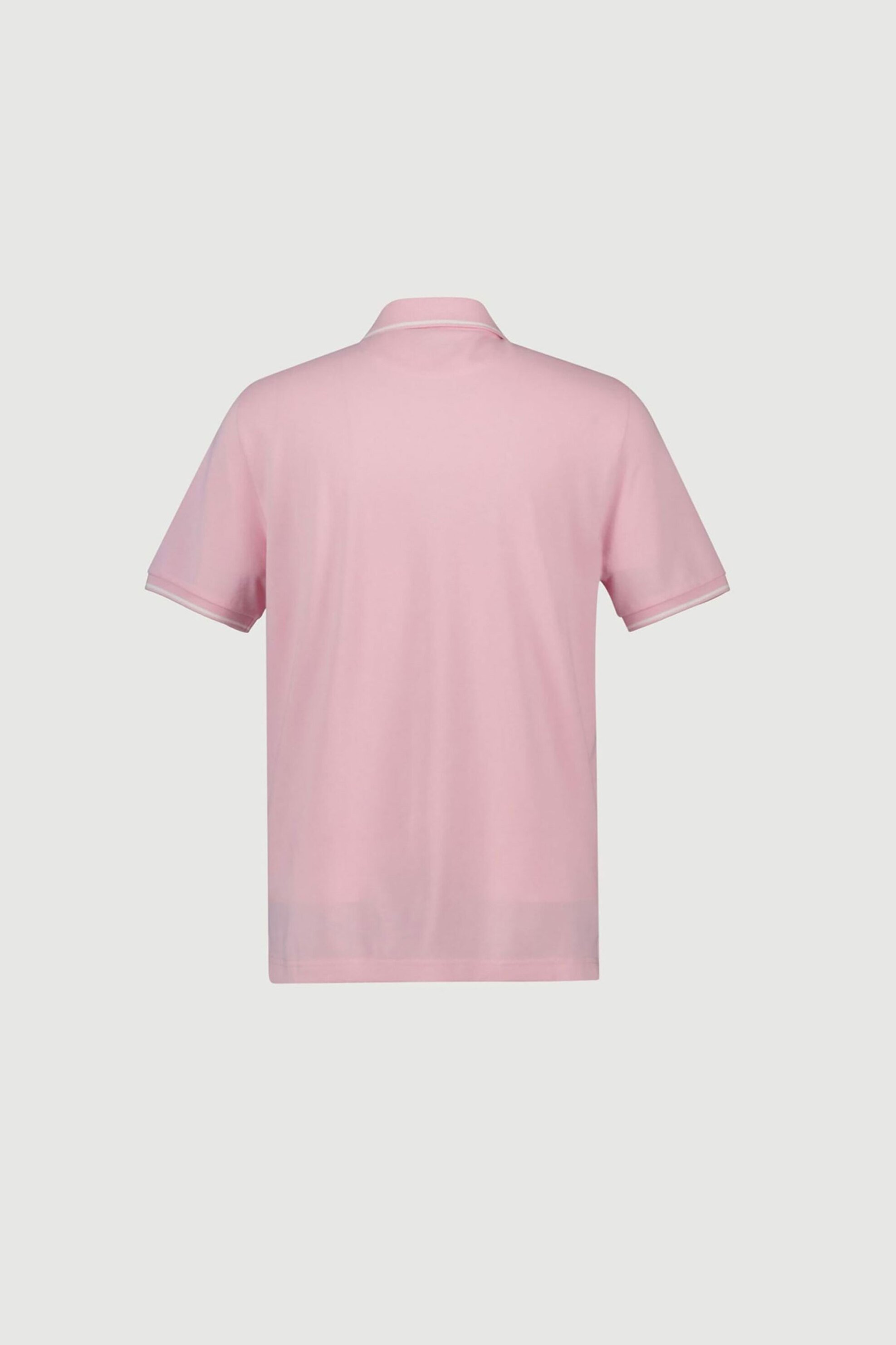 Gant Ανδρική Μπλούζα Πόλο Πικέ με Contrast Trims Regular Fit - 2062034 Ροζ