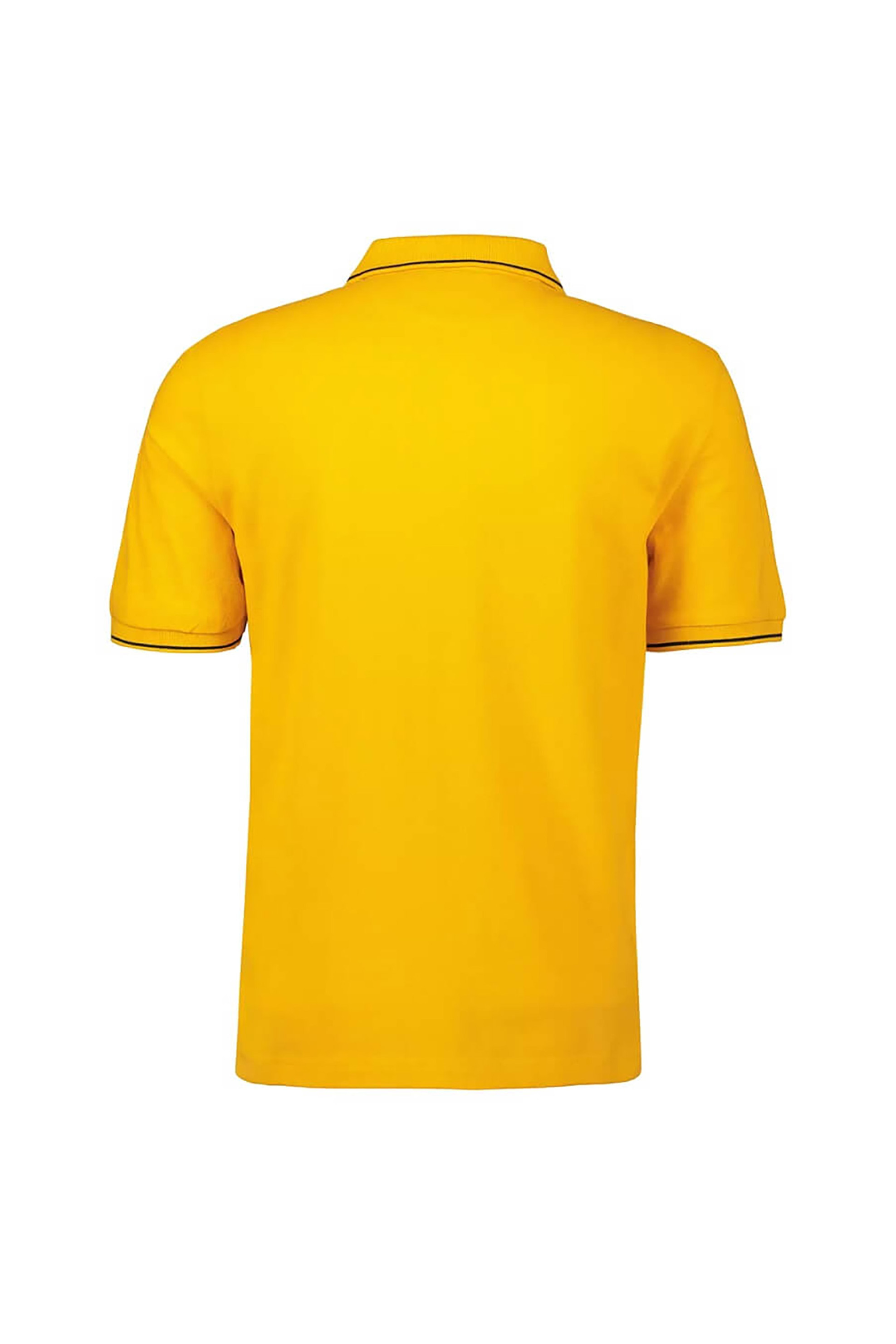Gant Ανδρική Μπλούζα Πόλο Πικέ με Contrast Trims Regular Fit - 2062034 Μουσταρδί
