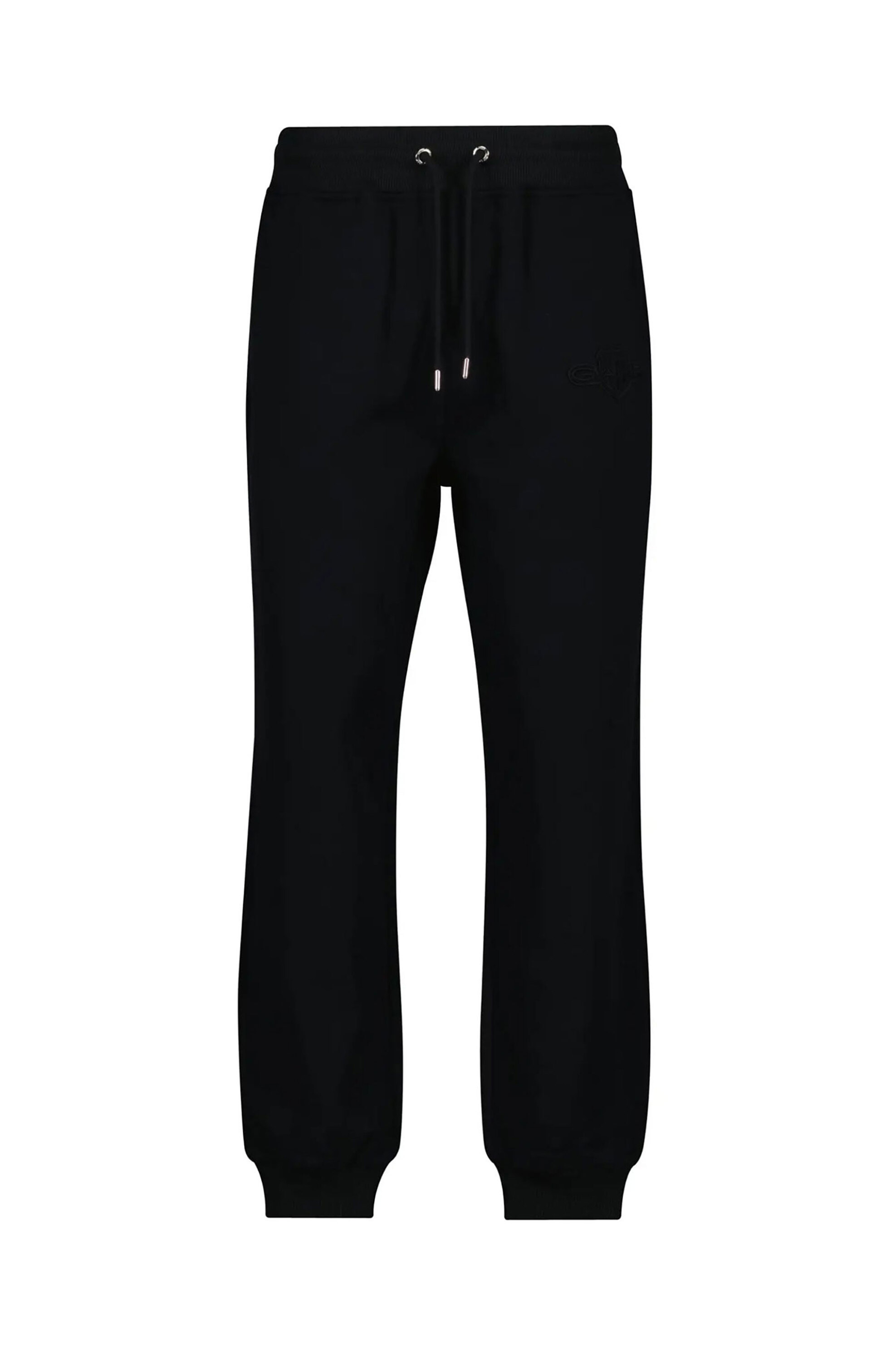 Gant ανδρικό παντελόνι φόρμας μονόχρωμο με λογότυπο Regular Fit - 2069054 Μαύρο