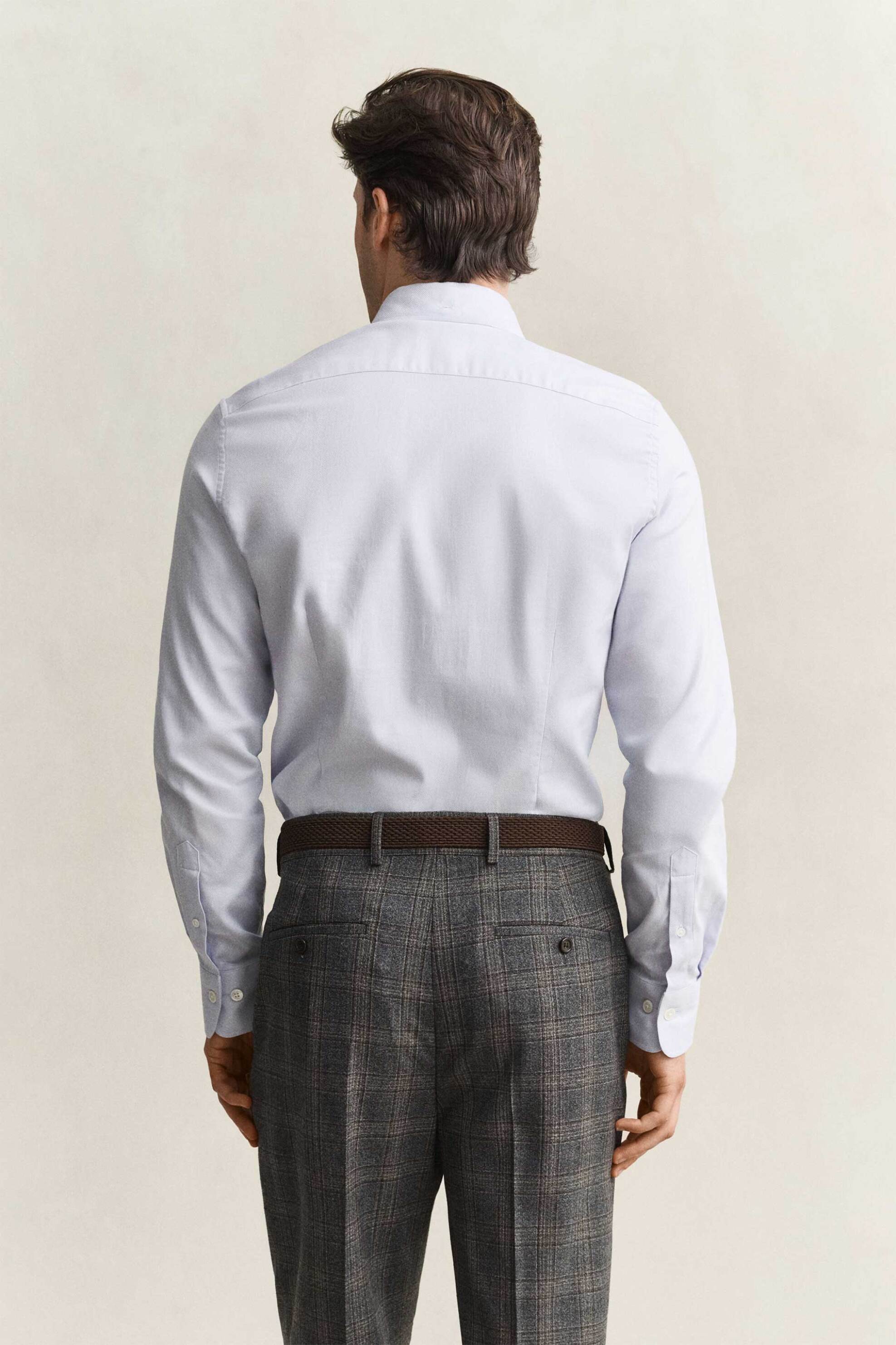 Gant Ανδρικό Πουκάμισο Button Down Slim Fit - 3262022 Σιελ