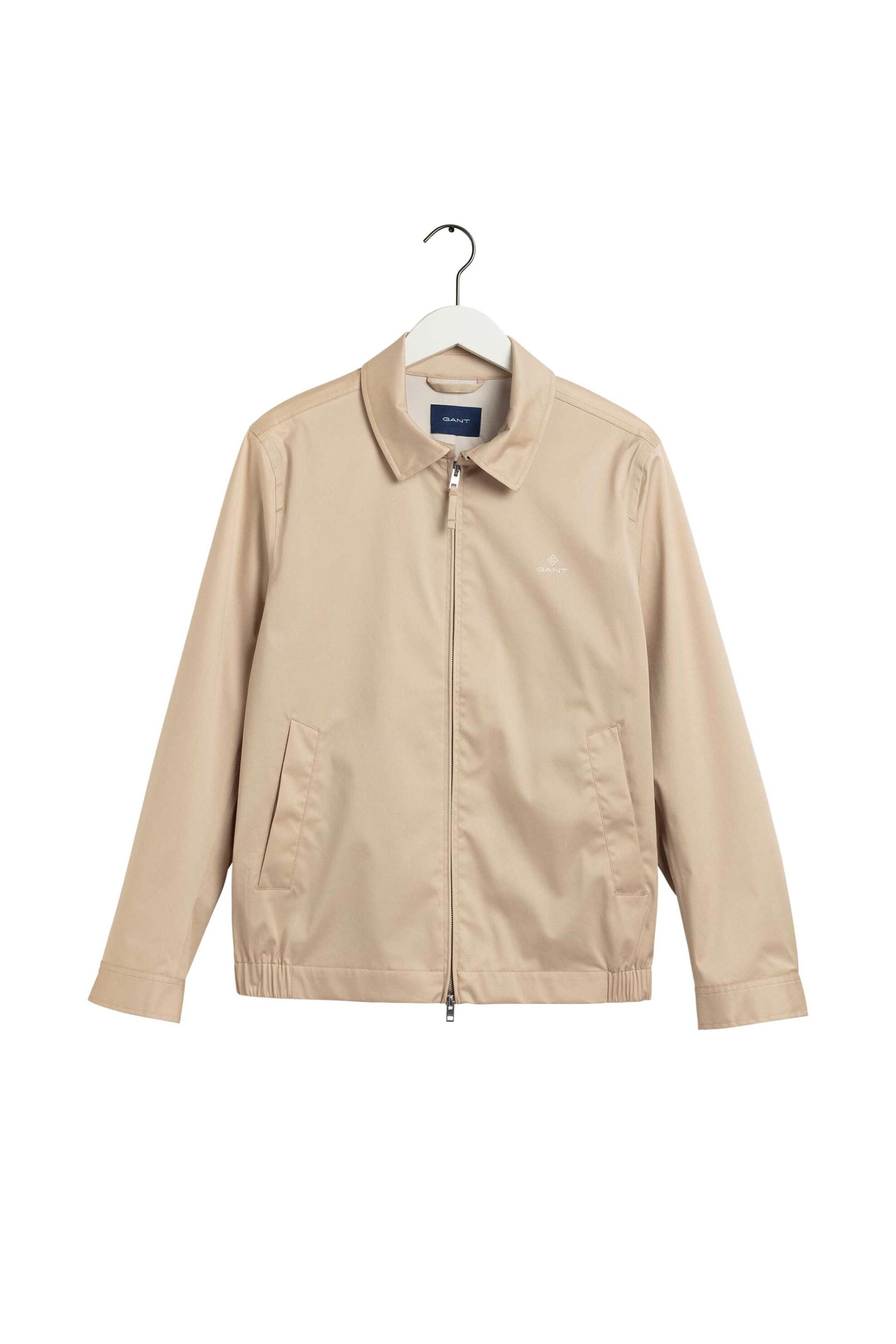 GANT Gant ανδρικό jacket μονόχρωμο με λογότυπο - 7006126 Μπεζ