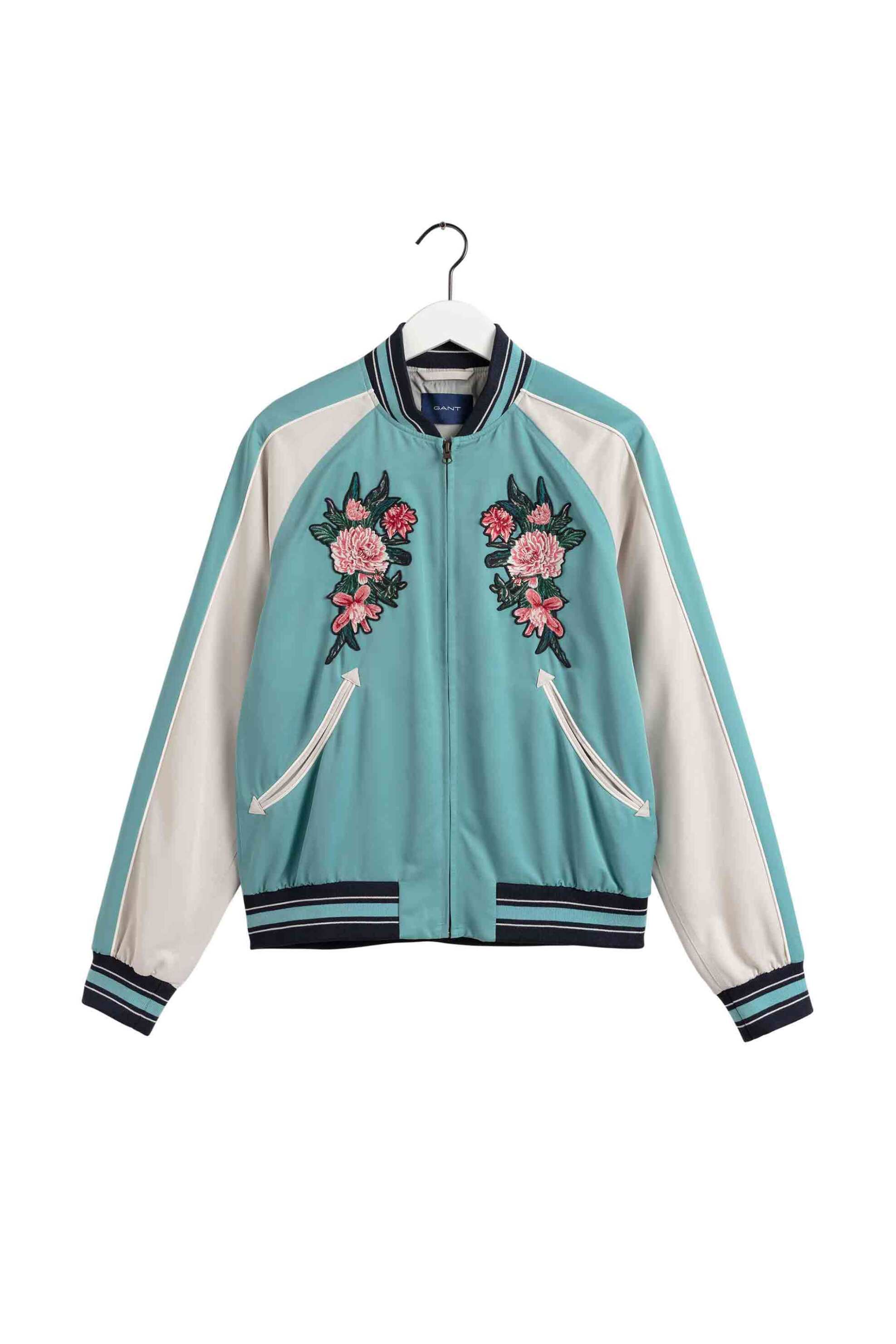 GANT Gant ανδρικό jacket με κεντημένα λουλούδια - 7006226 Βεραμάν