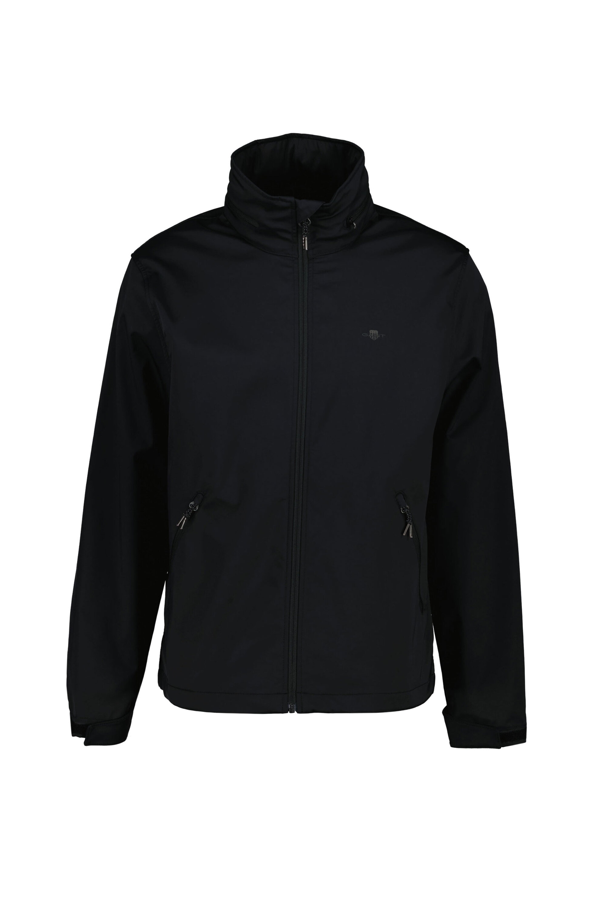 Gant ανδρικό μπουφάν αδιάβροχο με ψηλό λαιμό και λογότυπο Regular Fit - 7006542 Μαύρο