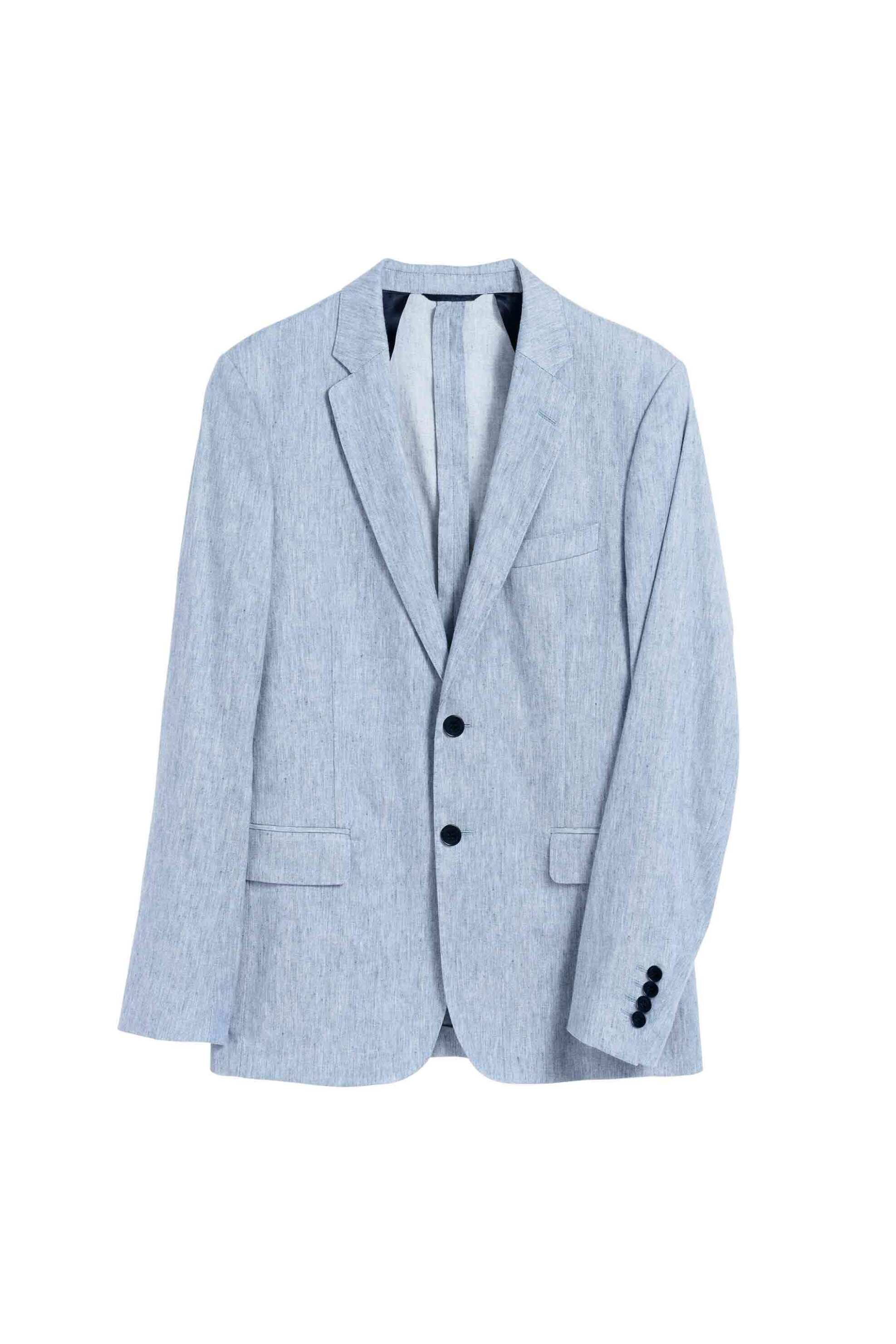 GANT Gant ανδρικό σακάκι από λινάρι και βαμβάκι - 7705055 Σιελ