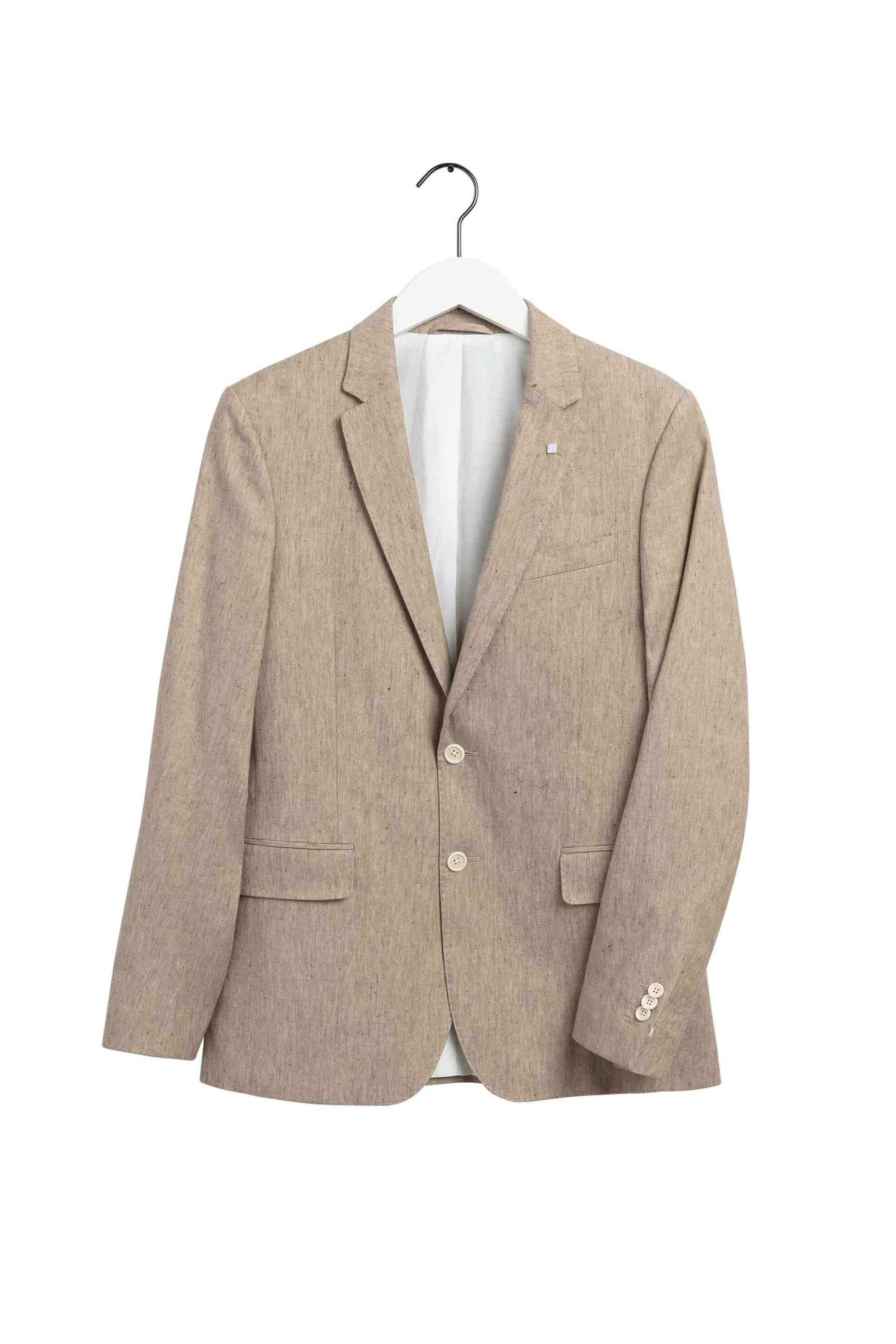 GANT Gant ανδρικό σακάκι από λινάρι και βαμβάκι - 7705143 Μπεζ