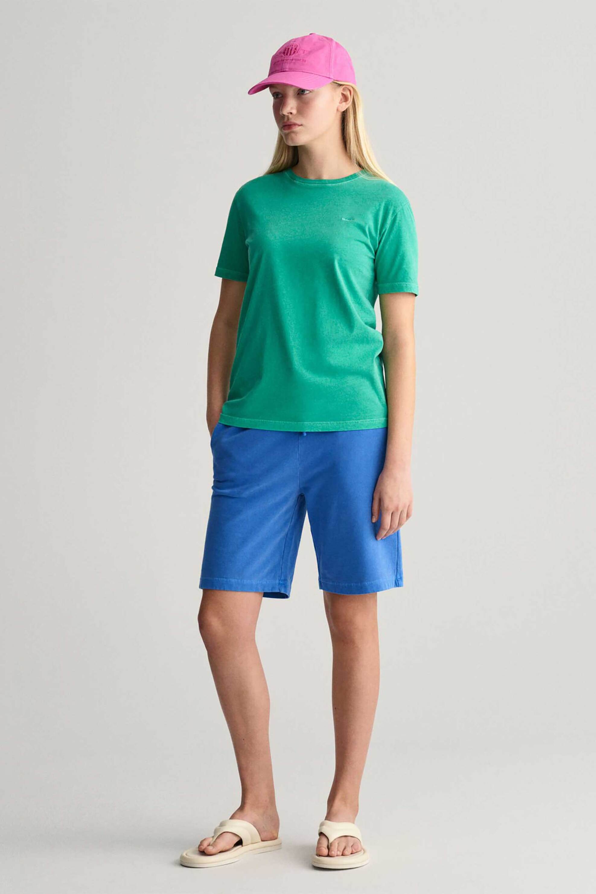 Gant Παιδικό T-Shirt με Κεντημένο Λογότυπο - 905236 Πράσινο