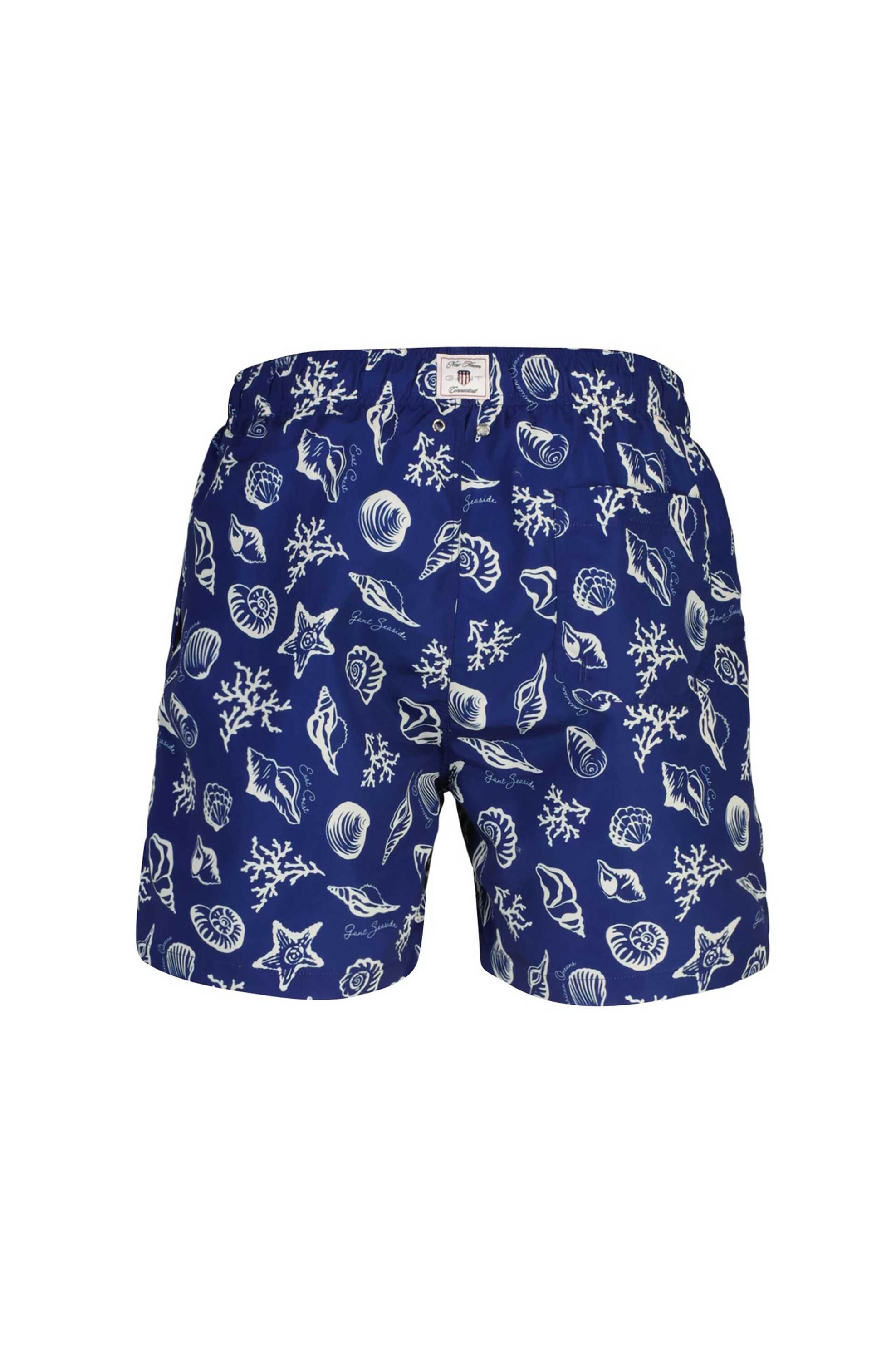 Gant Ανδρικό Μαγιό Σορτς με Seashells Print Regular Fit - 922616013 Μπλε