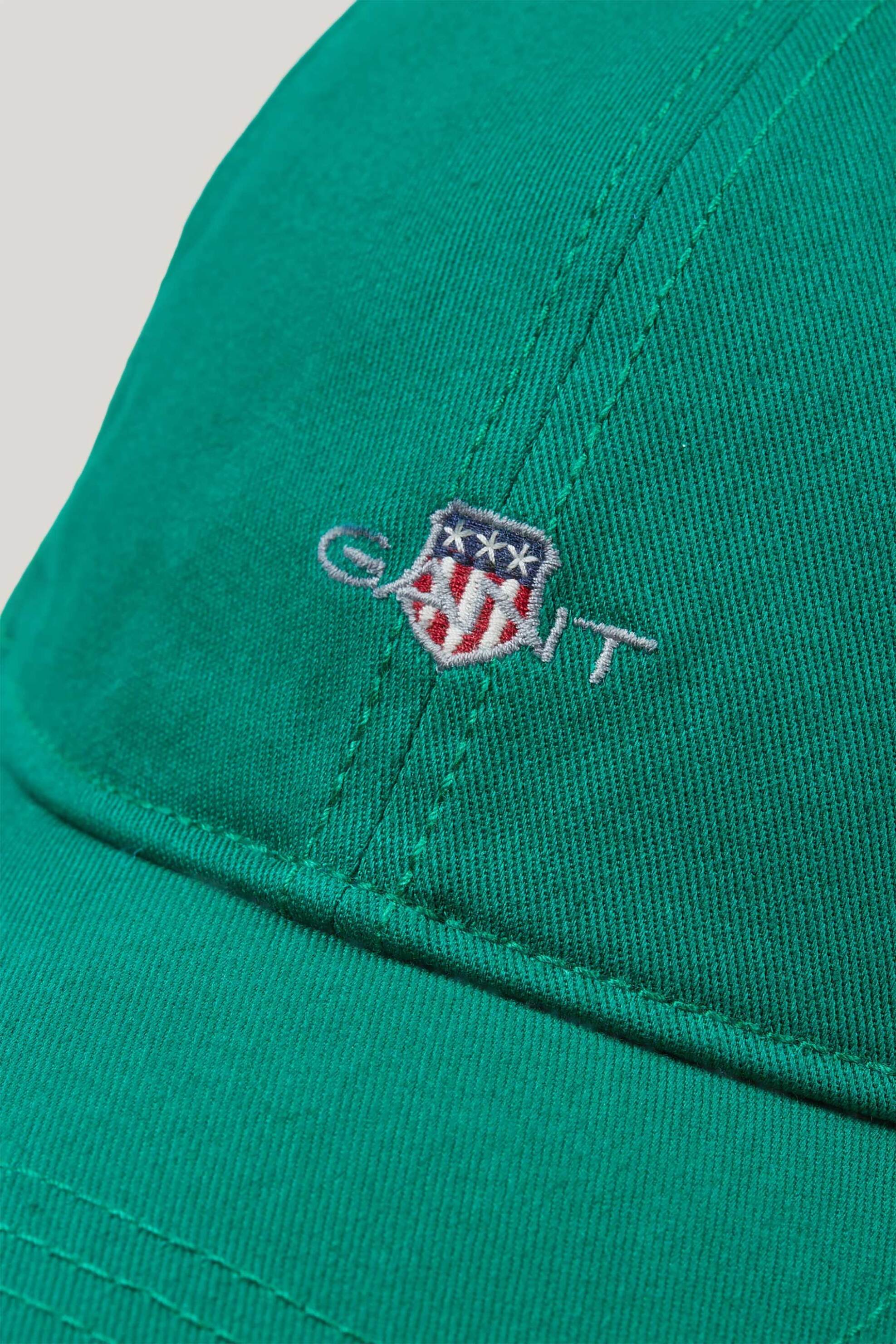 Gant ανδρικό καπέλο jockey με κεντημένο λογότυπο - 9900002 Πράσινο φωτογραφία