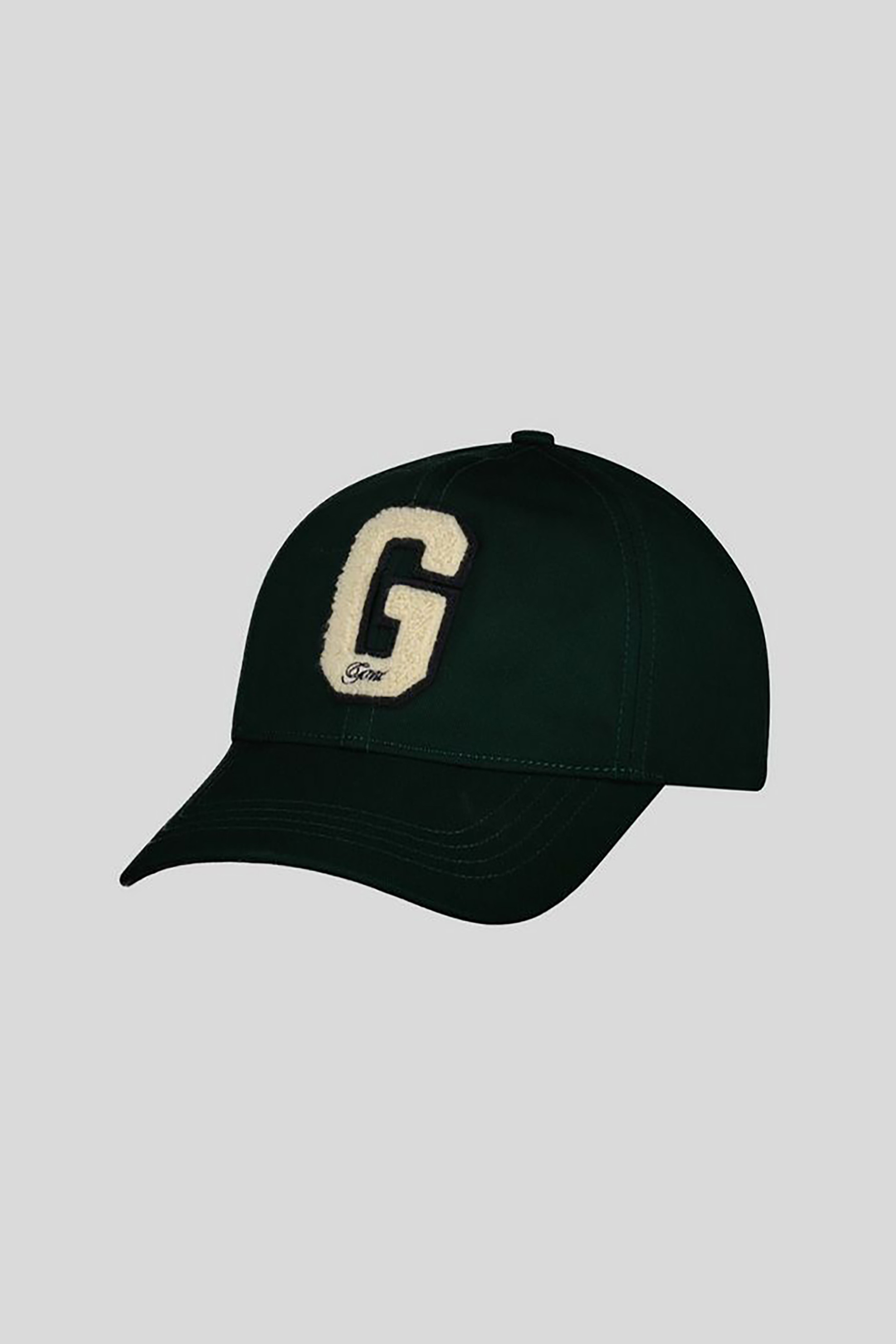 Gant ανδρικό καπέλο jockey με μπουκλέ monogram - 9901286 Πράσινο Σκούρο