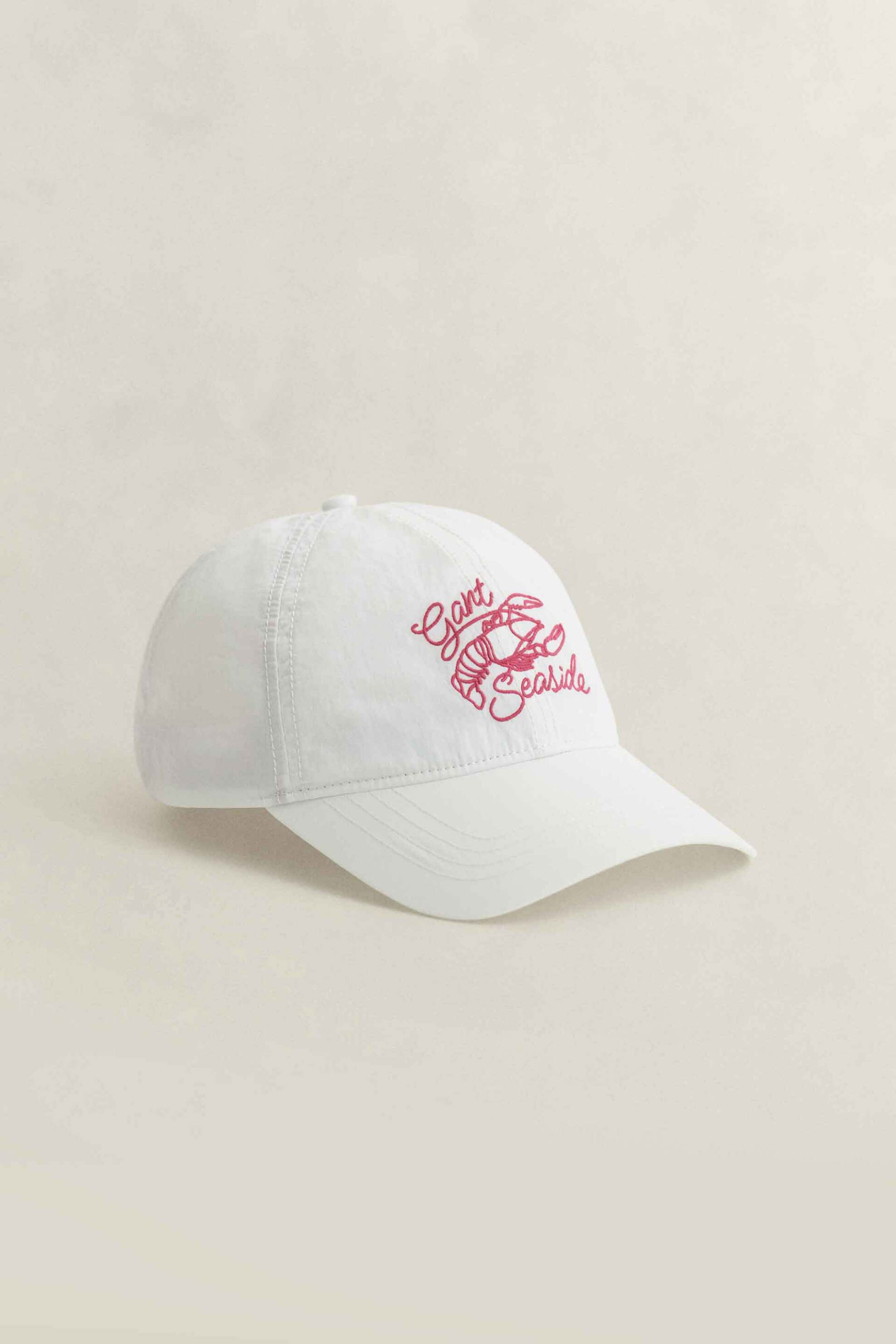 Gant ανδρικό καπέλο jockey με κέντημα - 9901303 Κρέμ