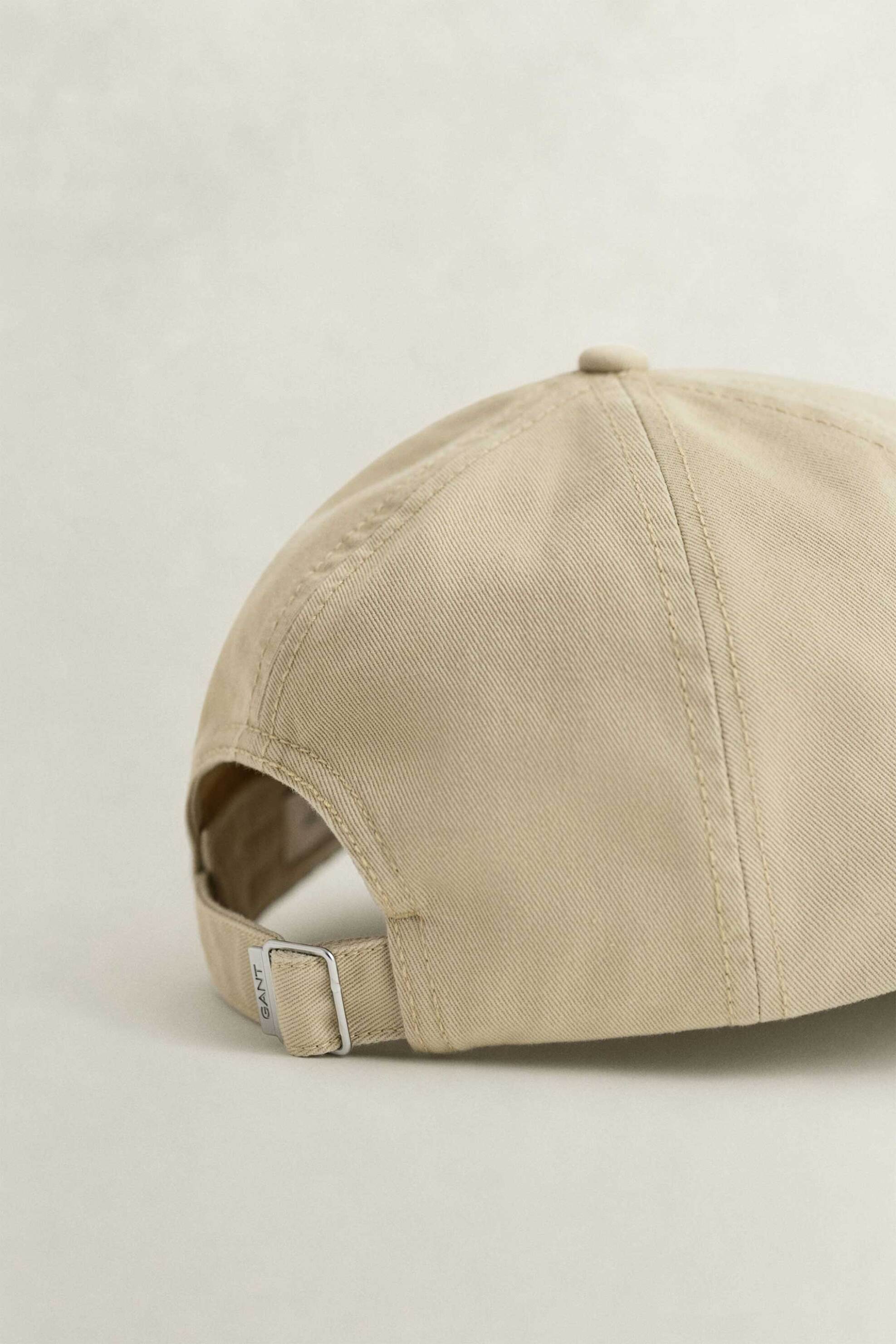 Gant ανδρικό καπέλο jockey με κεντημένο λογότυπο - 9901311 Μπεζ φωτογραφία