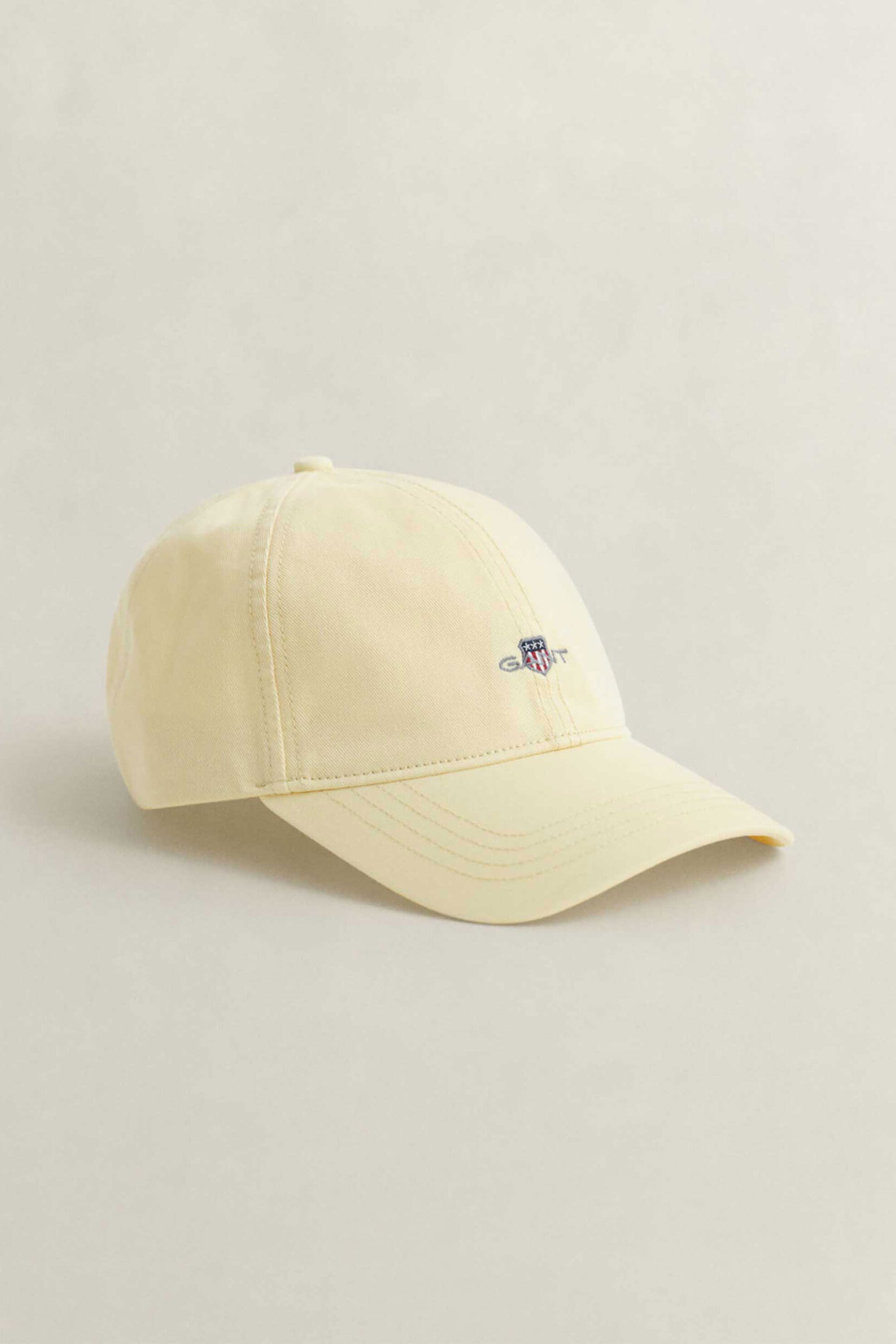 Gant ανδρικό καπέλο jockey με κεντημένο λογότυπο - 9901311 Κίτρινο Ανοιχτό