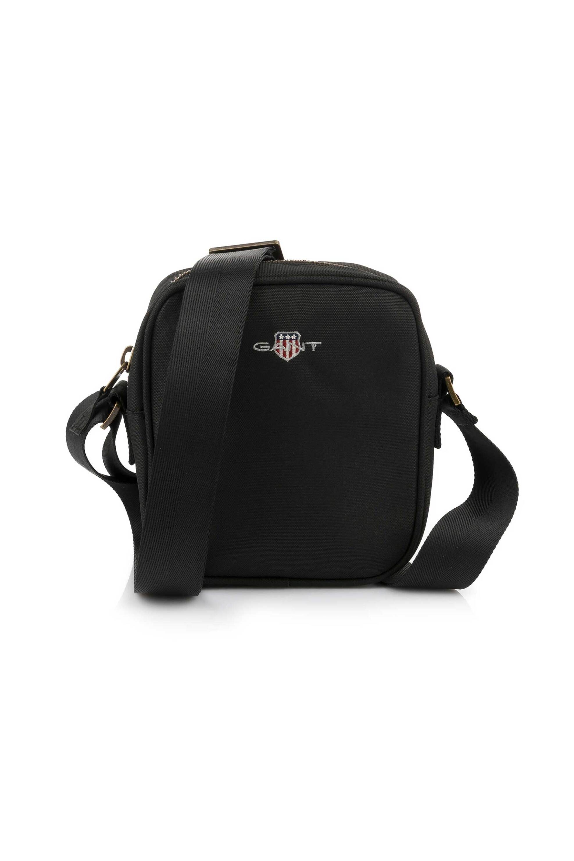 Gant ανδρικό τσαντάκι ώμου/crossbody μονόχρωμο με κεντημένο λογότυπο - 9970089 Μαύρο