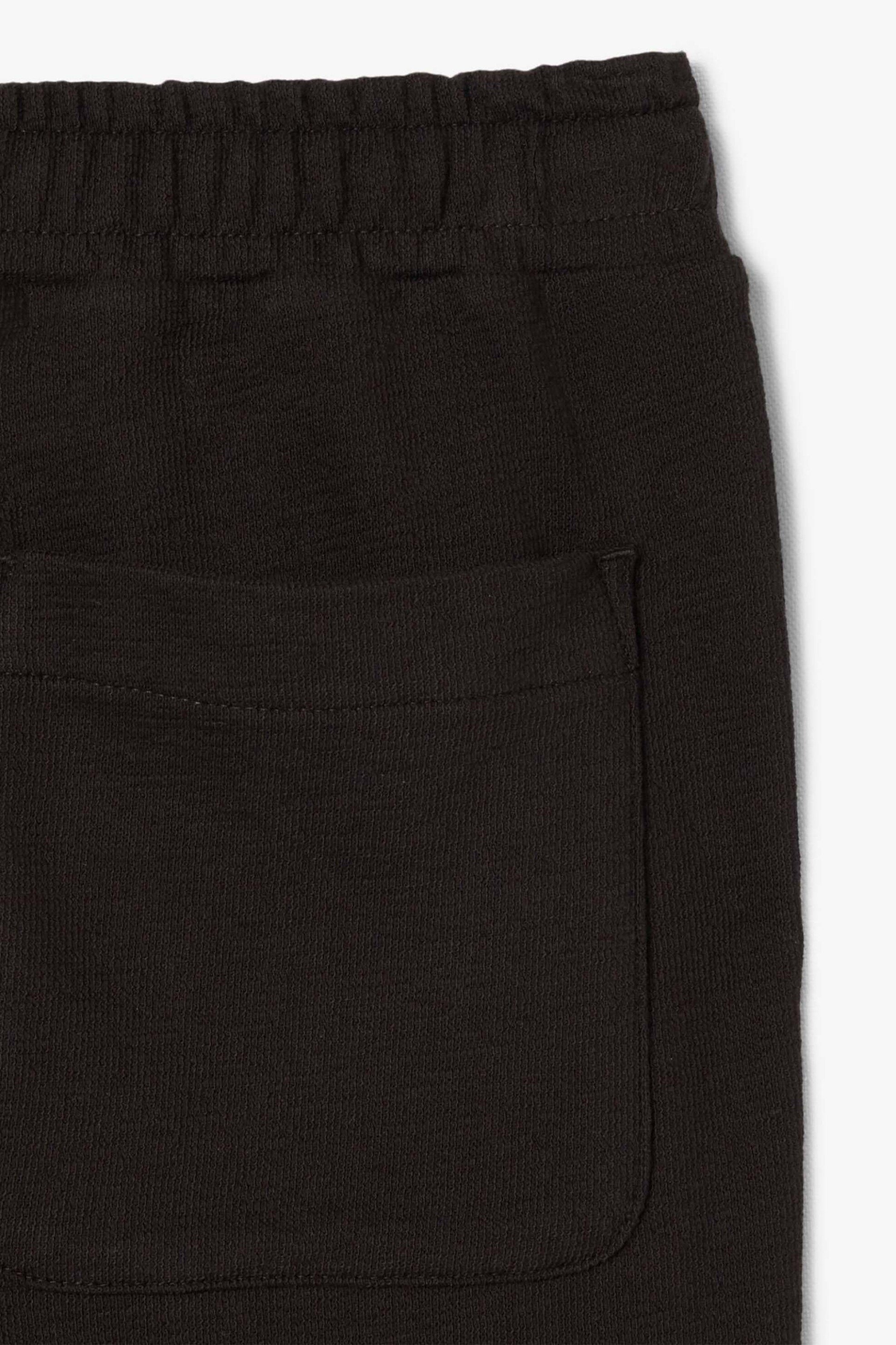 Lacoste Ανδρική Βερμούδα Textured με Ελαστική Μέση Και Λογότυπο Regular Fit - Gh1973 Καφέ Σκούρο