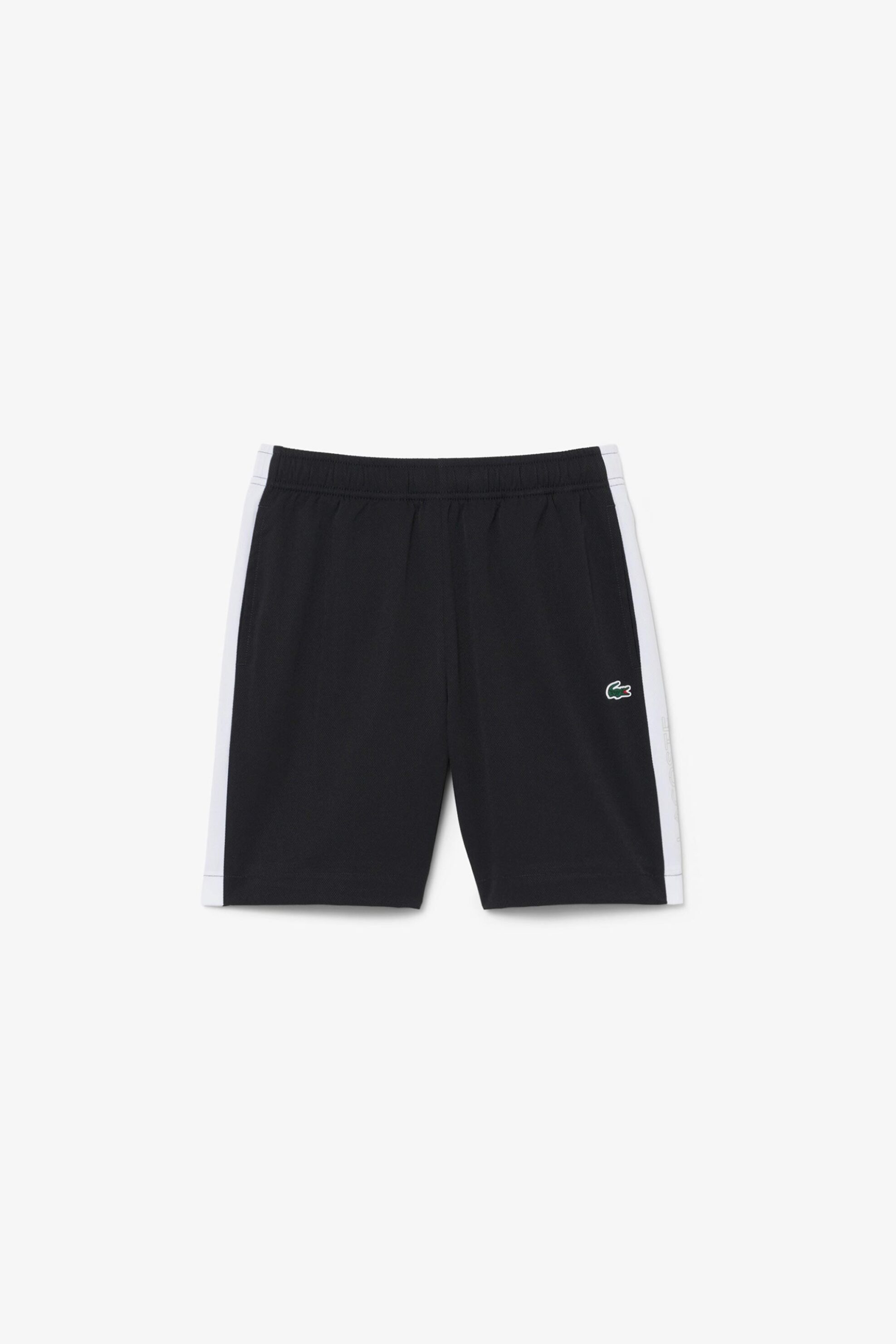 Lacoste Παιδικό Σορτς Ultra Dry με Contrast Ρίγα Λογότυπο - Gj6311 Μαύρο