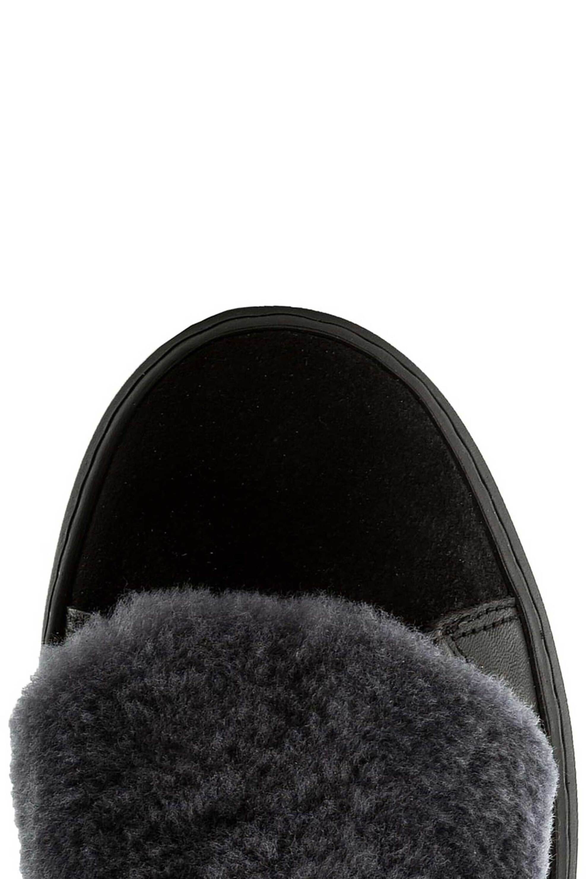 Gant γυναικεία δερμάτινα παπούτσια με faux γούνα "Anne" - 15573088 Μαύρο φωτογραφία