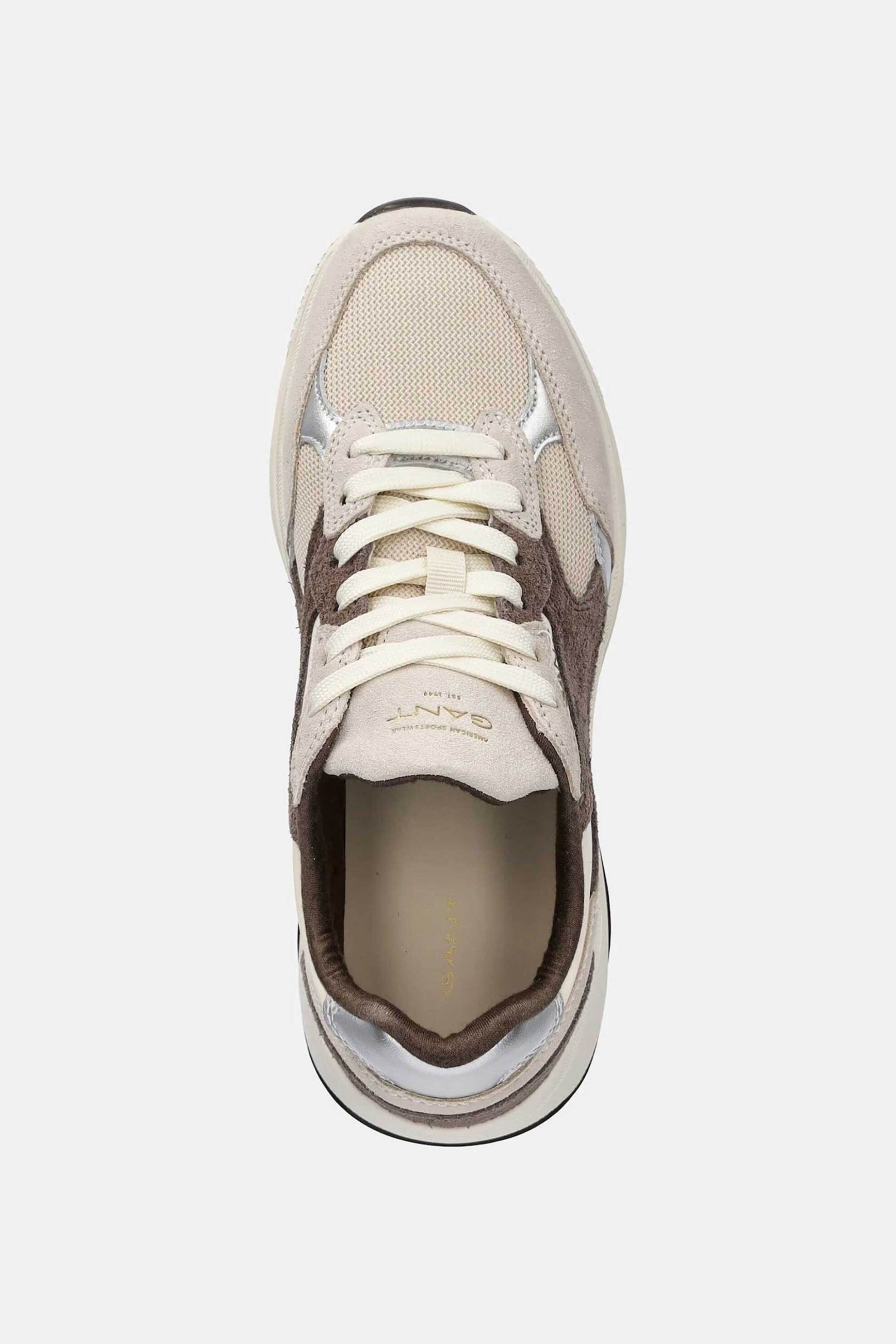 GANT Gant γυναικεία δερμάτινα sneakers "Newile" - 31531050 Μπεζ - 4