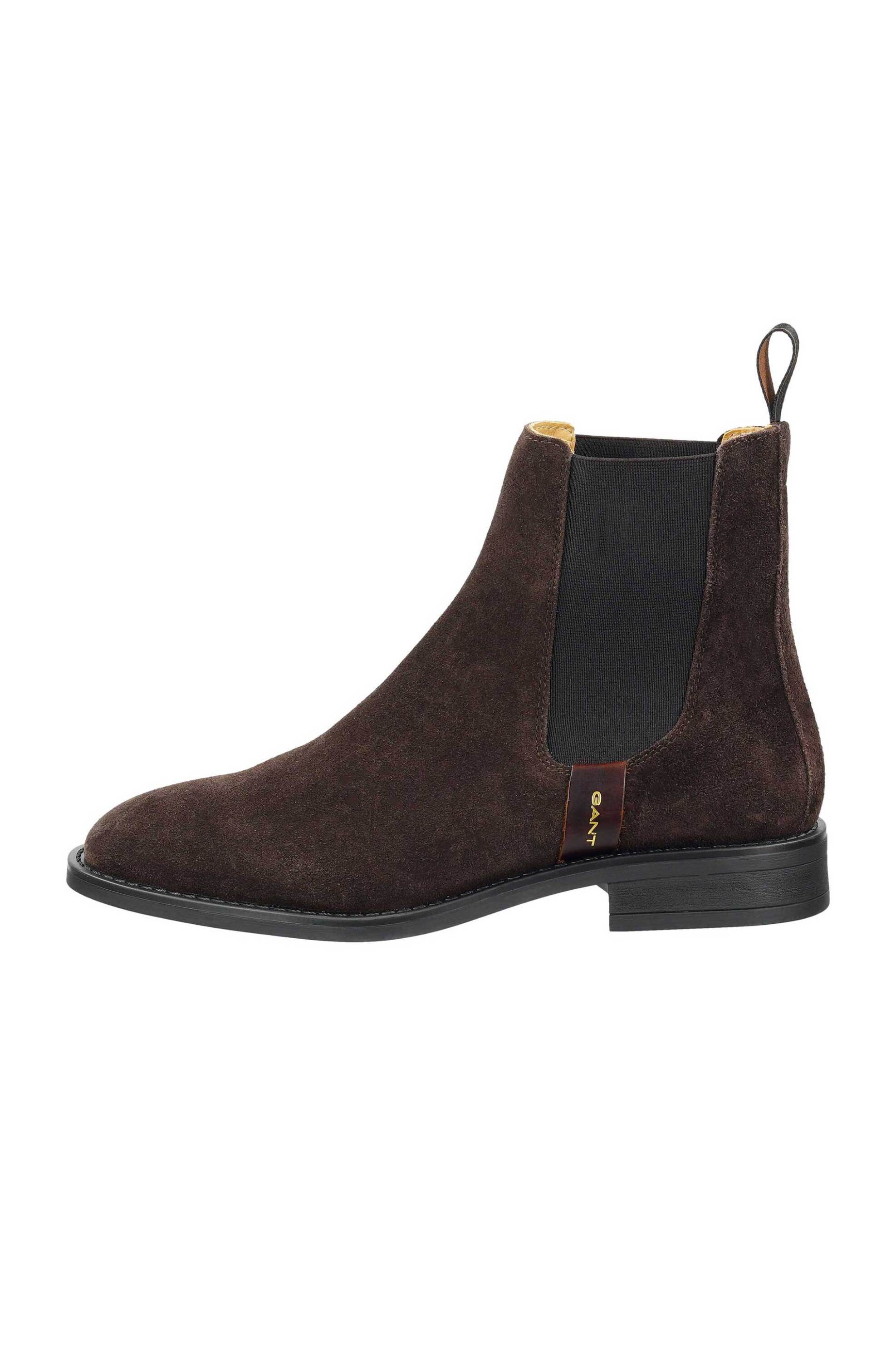 GANT Gant γυναικεία suede μποτάκια chelsea μονόχρωμα "Fayy" - 31553127 Καφέ