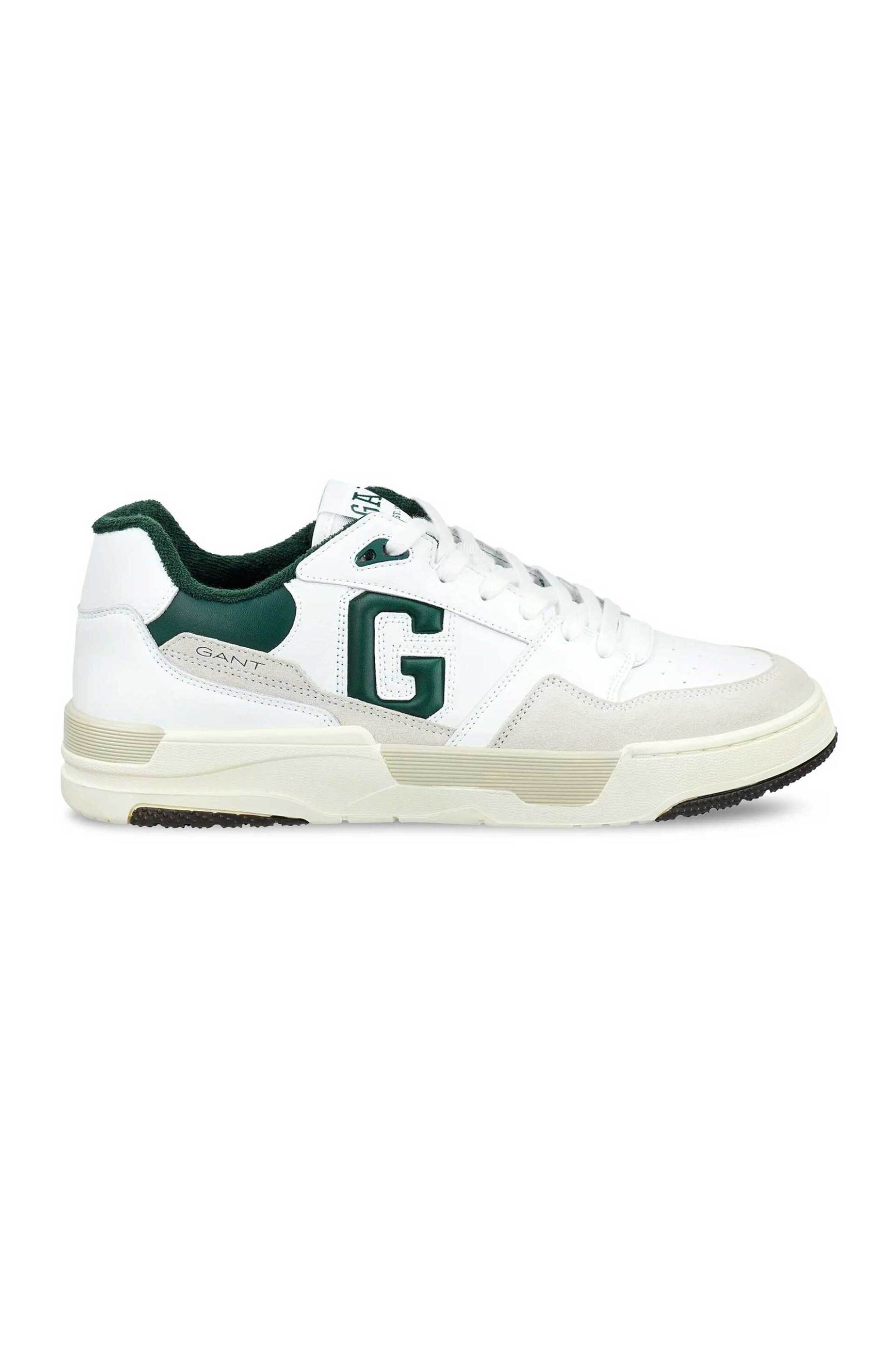 Gant ανδρικά δερμάτινα sneakers "Brookpal" - 31631005 Λευκό