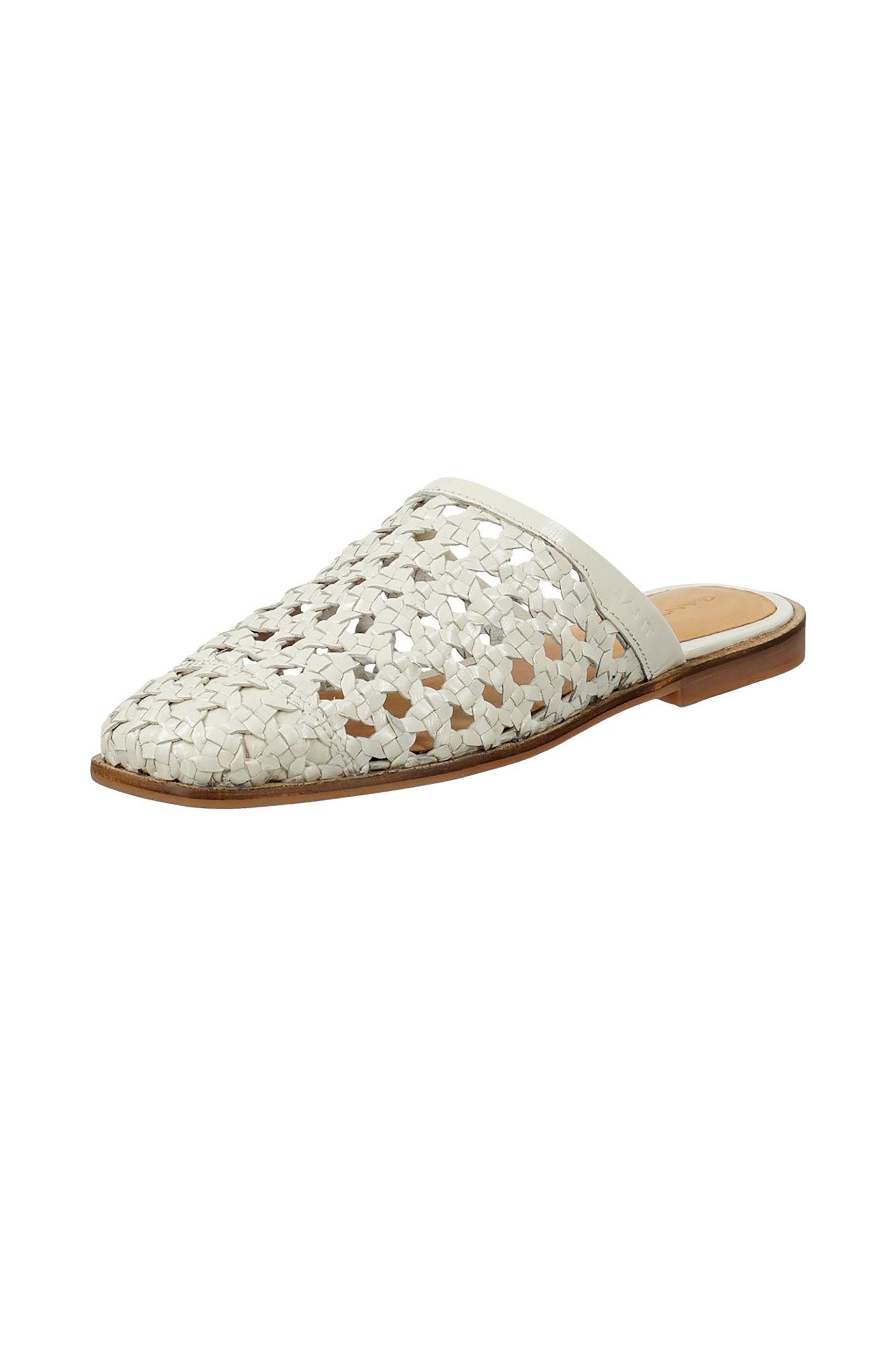 GANT Gant γυναικεία δερμάτινα mules "Gimble" - 32501251 Λευκό - 2
