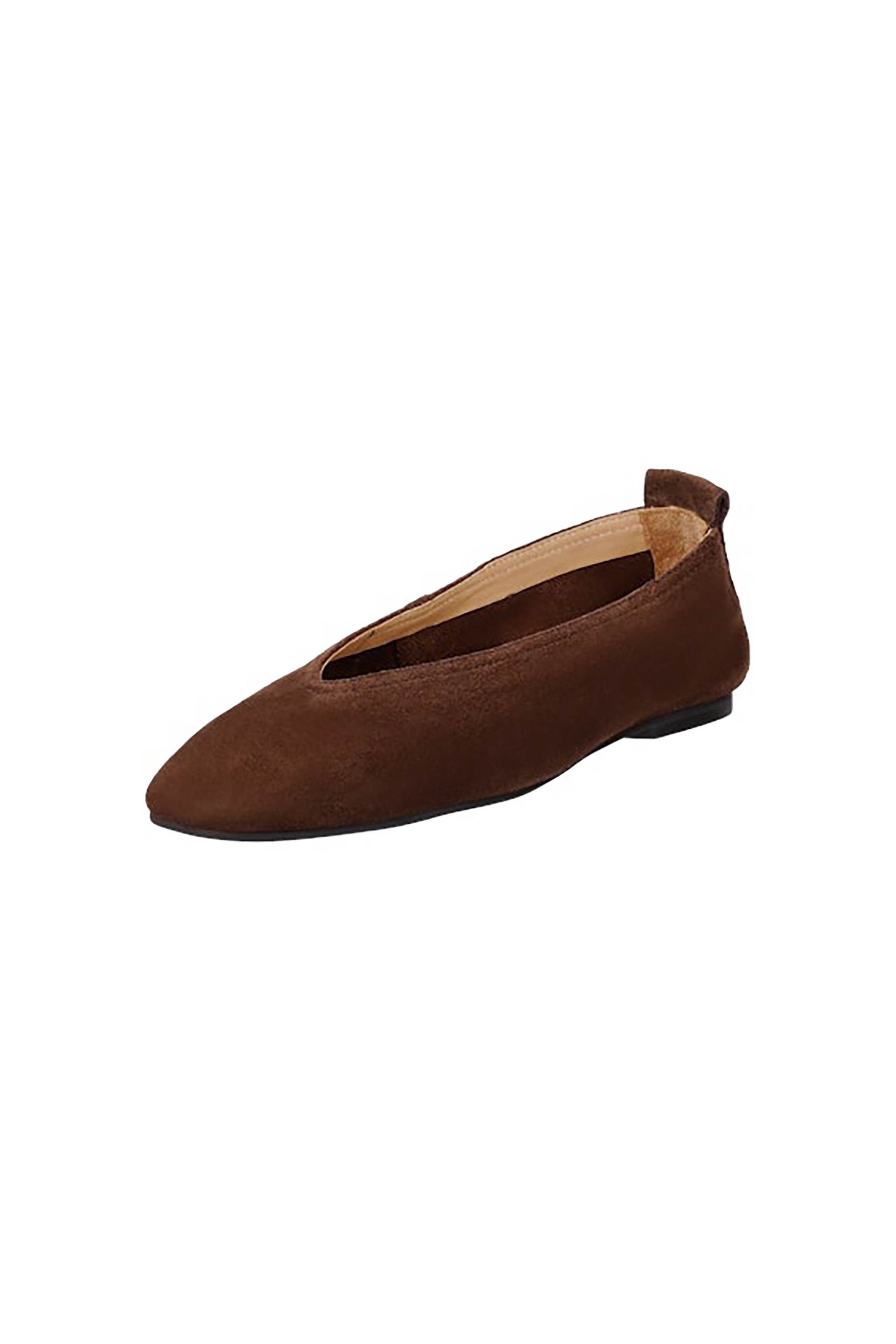 GANT Gant γυναικείες suede μπαλαρίνες "Chadii" - 32513291 Καφέ Σκούρο - 2