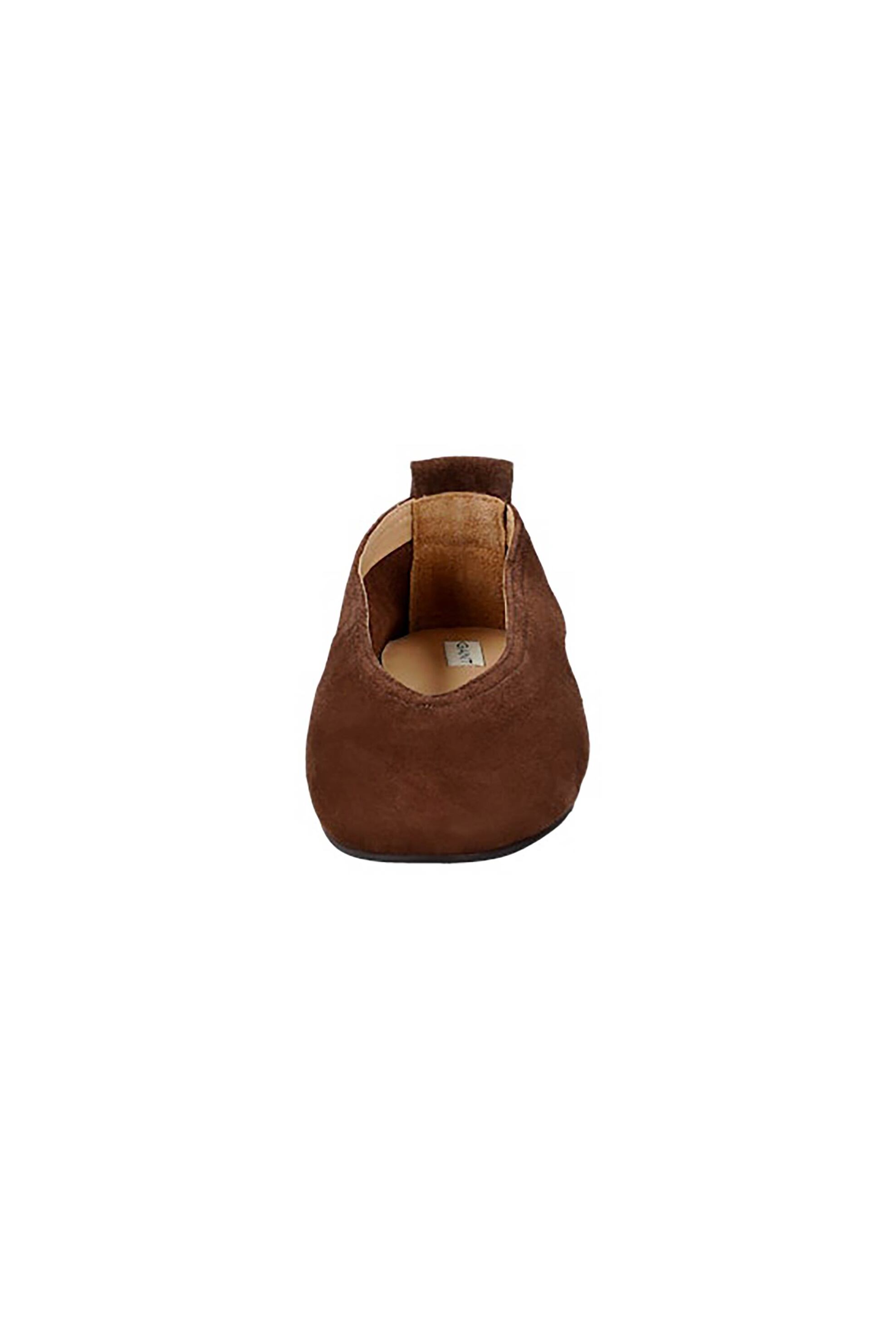 GANT Gant γυναικείες suede μπαλαρίνες "Chadii" - 32513291 Καφέ Σκούρο - 3