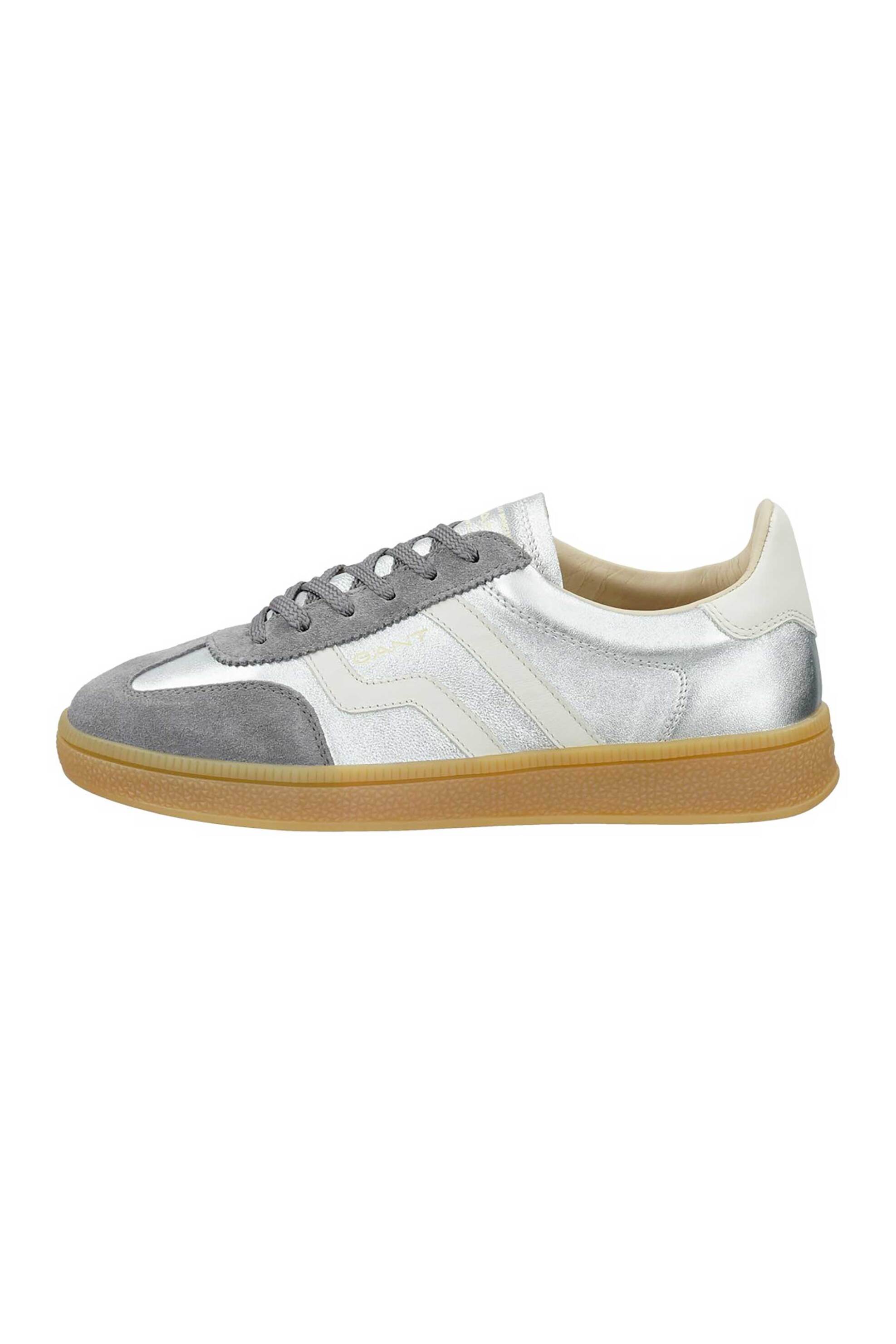 Gant γυναικεία δερμάτινα sneakers "Cuzima" - 32531199 Ασημί