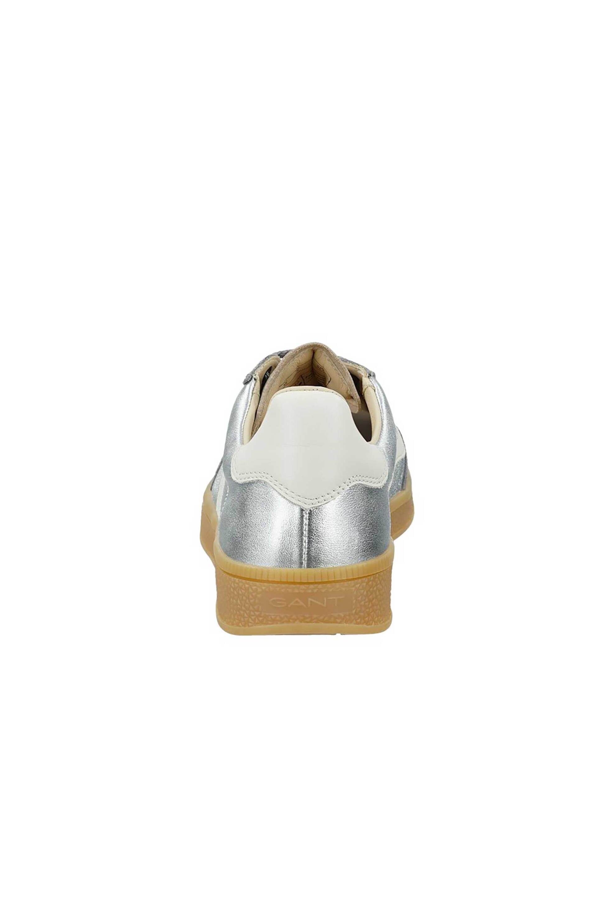 Gant Γυναικεία Δερμάτινα Sneakers Cuzima - 32531199 Ασημί