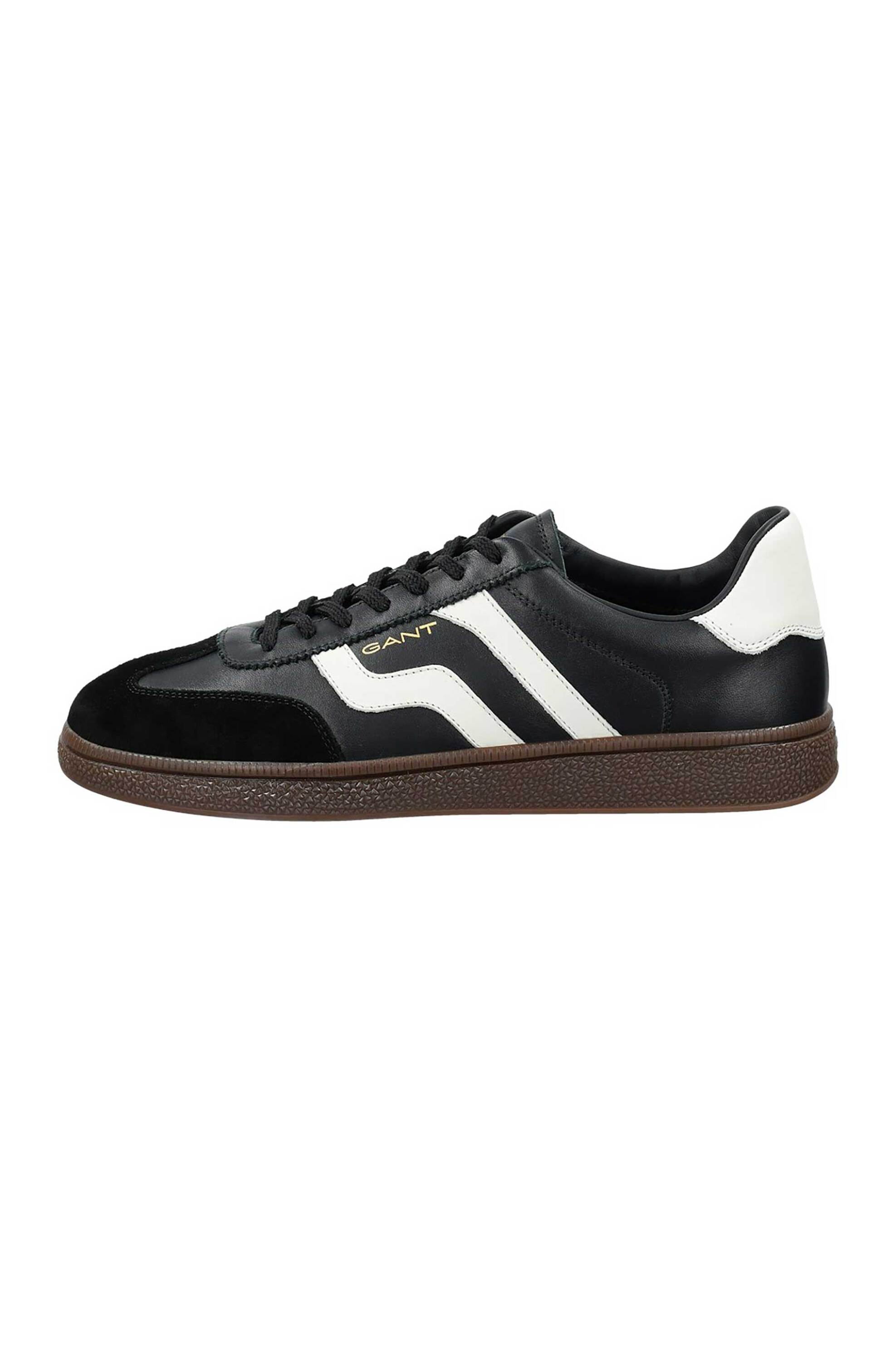 Gant ανδρικά δερμάτινα sneakers "Cuzmo" - 32631207 Μαύρο