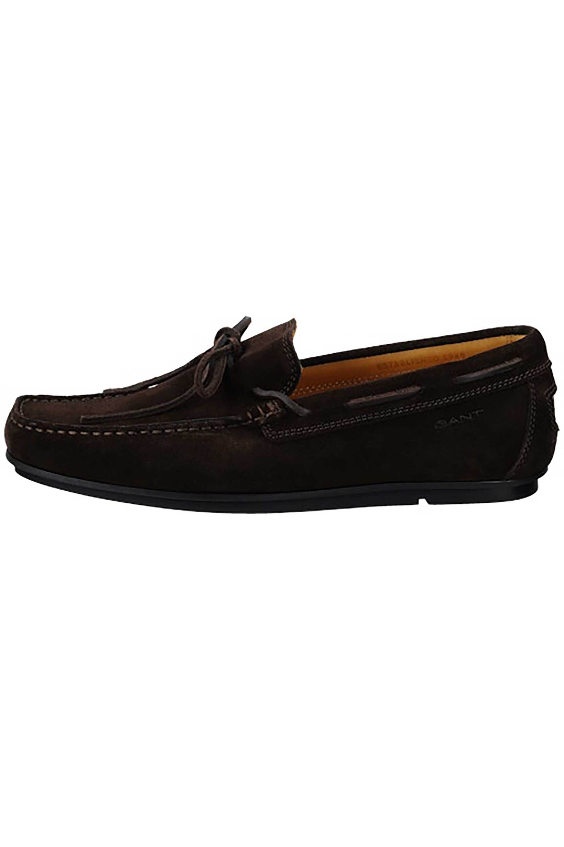 Gant ανδρικά suede μοκασίνια "Wilmon" - 32633272 Καφέ Σκούρο