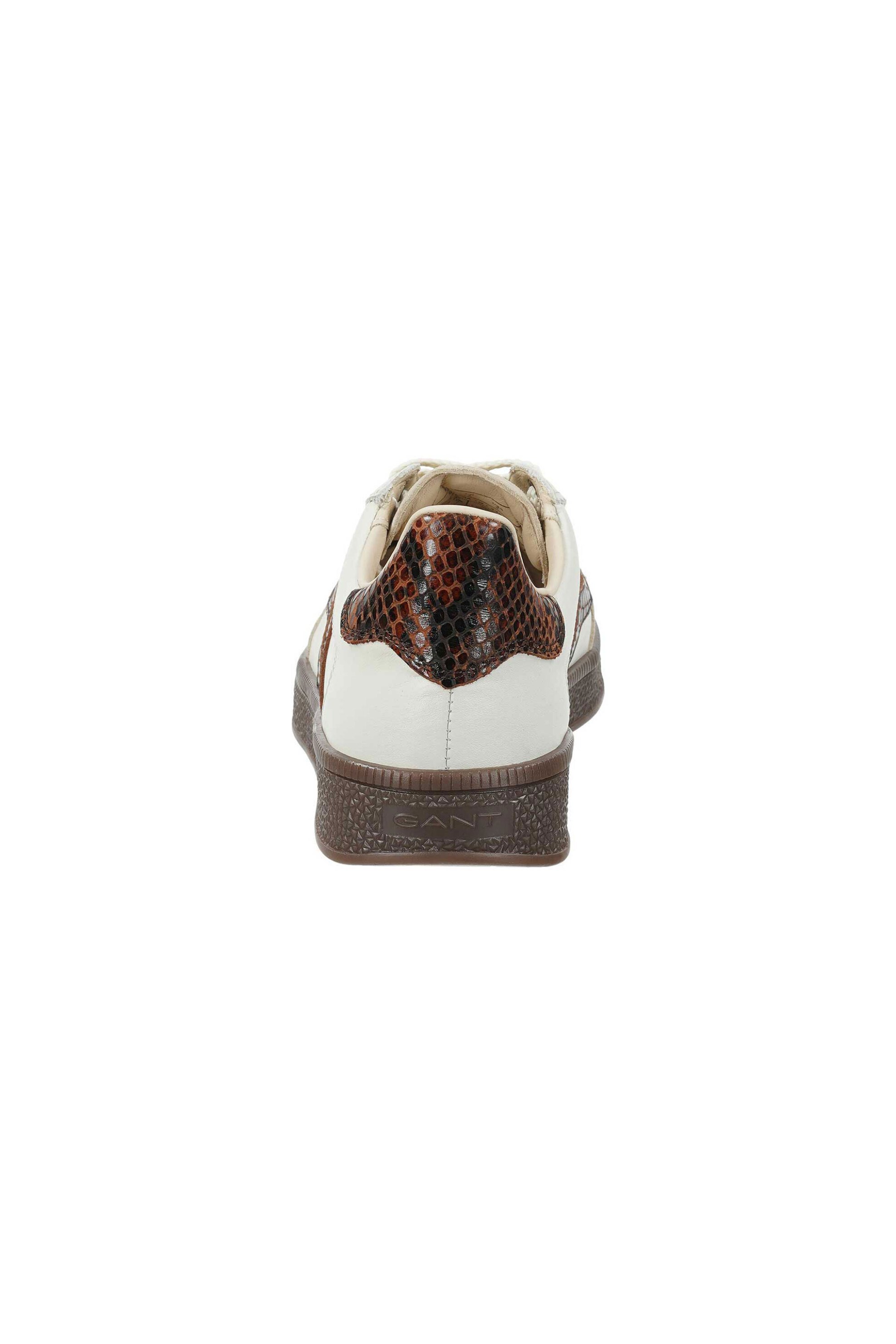 Gant Γυναικεία Δερμάτινα Sneakers Cuzima - 33531347 Λευκό Καφέ