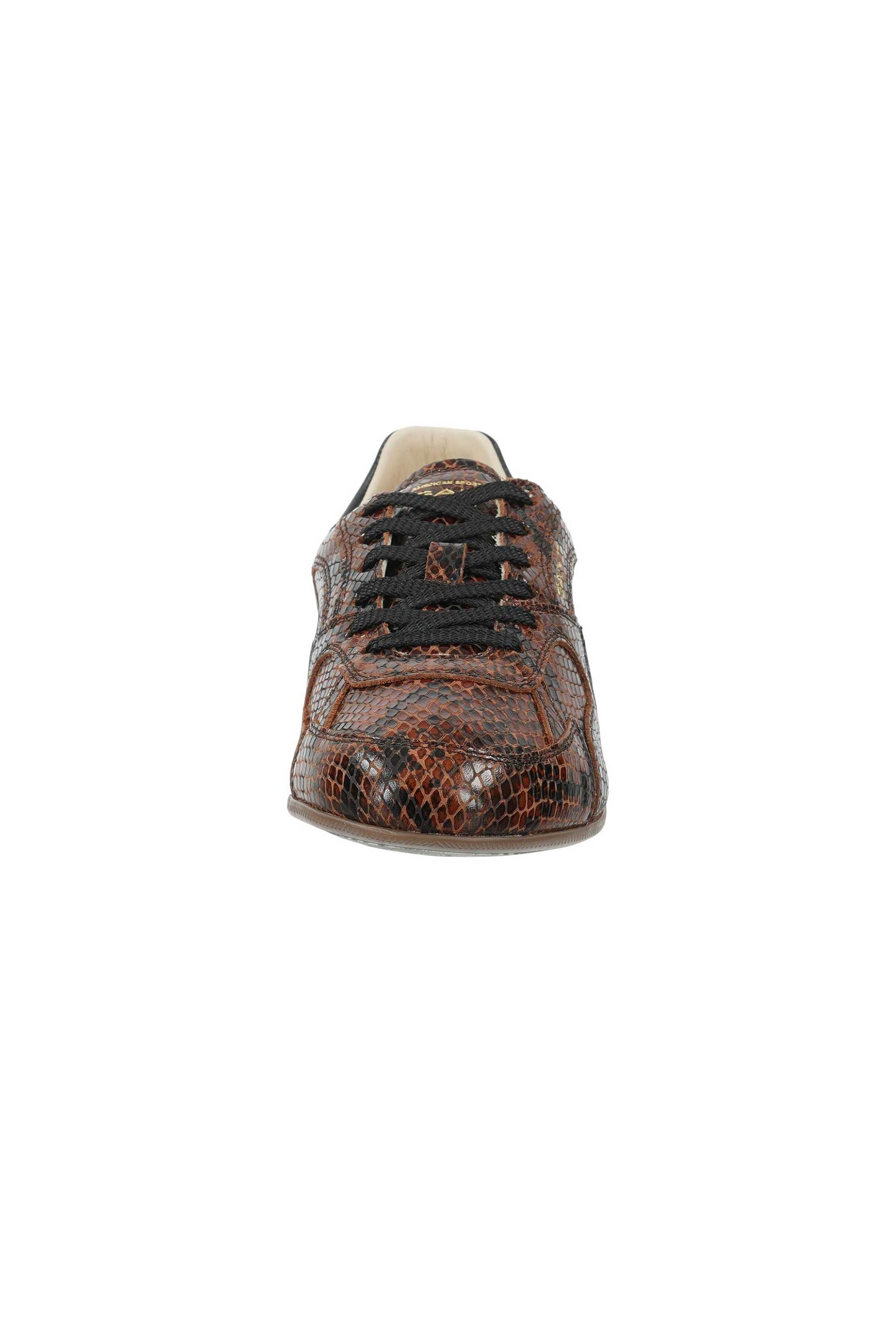 GANT Gant γυναικεία δερμάτινα sneakers με snake effect "Sperly" - 33533363 Καφέ - 3