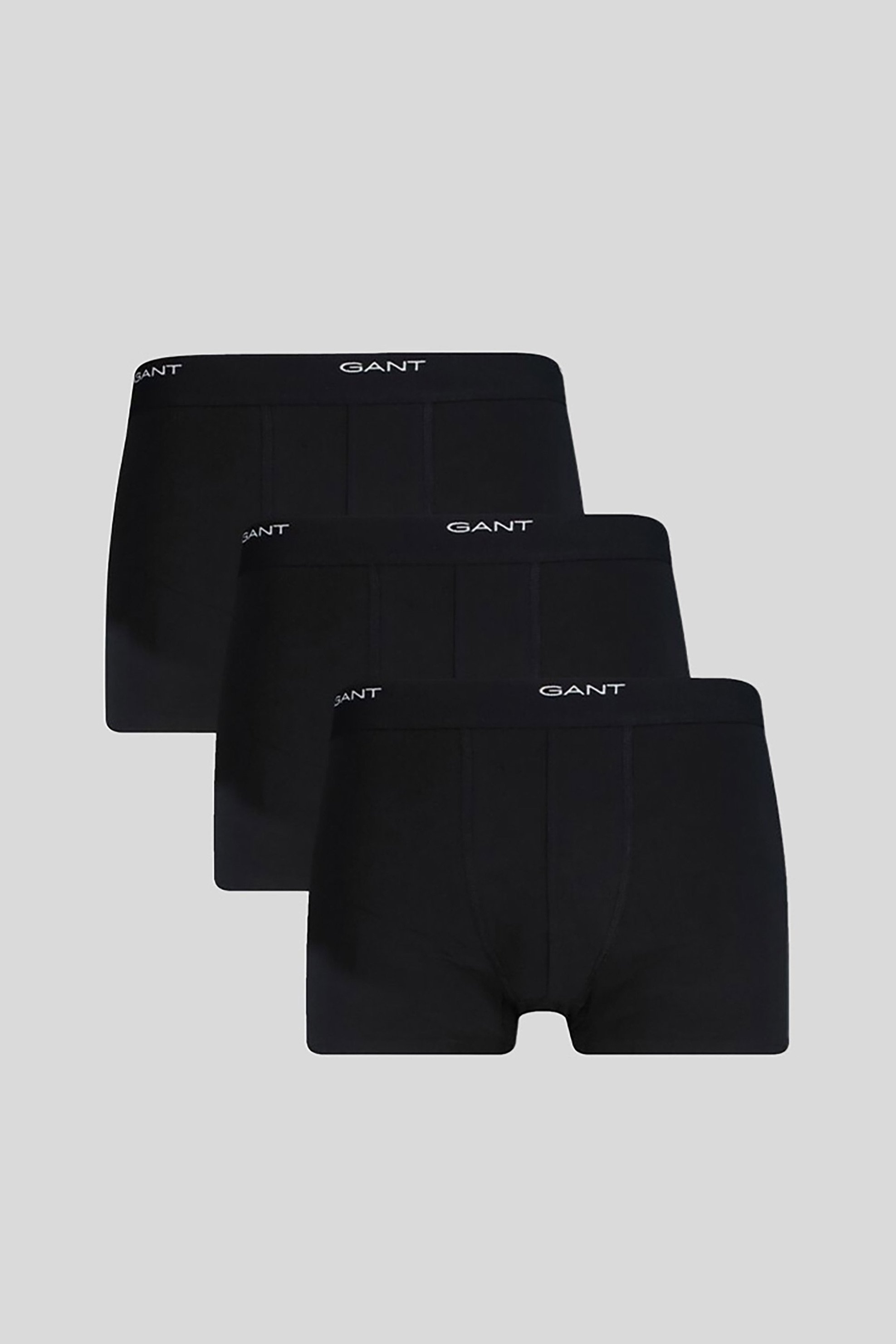 Gant σετ ανδρικά εσώρουχα trunk με λογότυπο Slim Fit (3 τεμάχια) - 900003333 Μαύρο